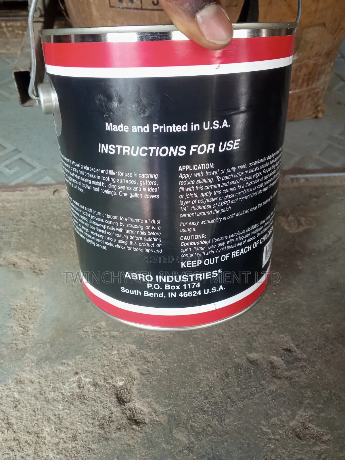 Abro Shur -Fix Roof Cement