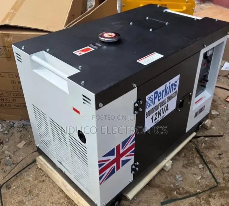 10kva Original Perkins Soundproof Generator Diesel  Copper 