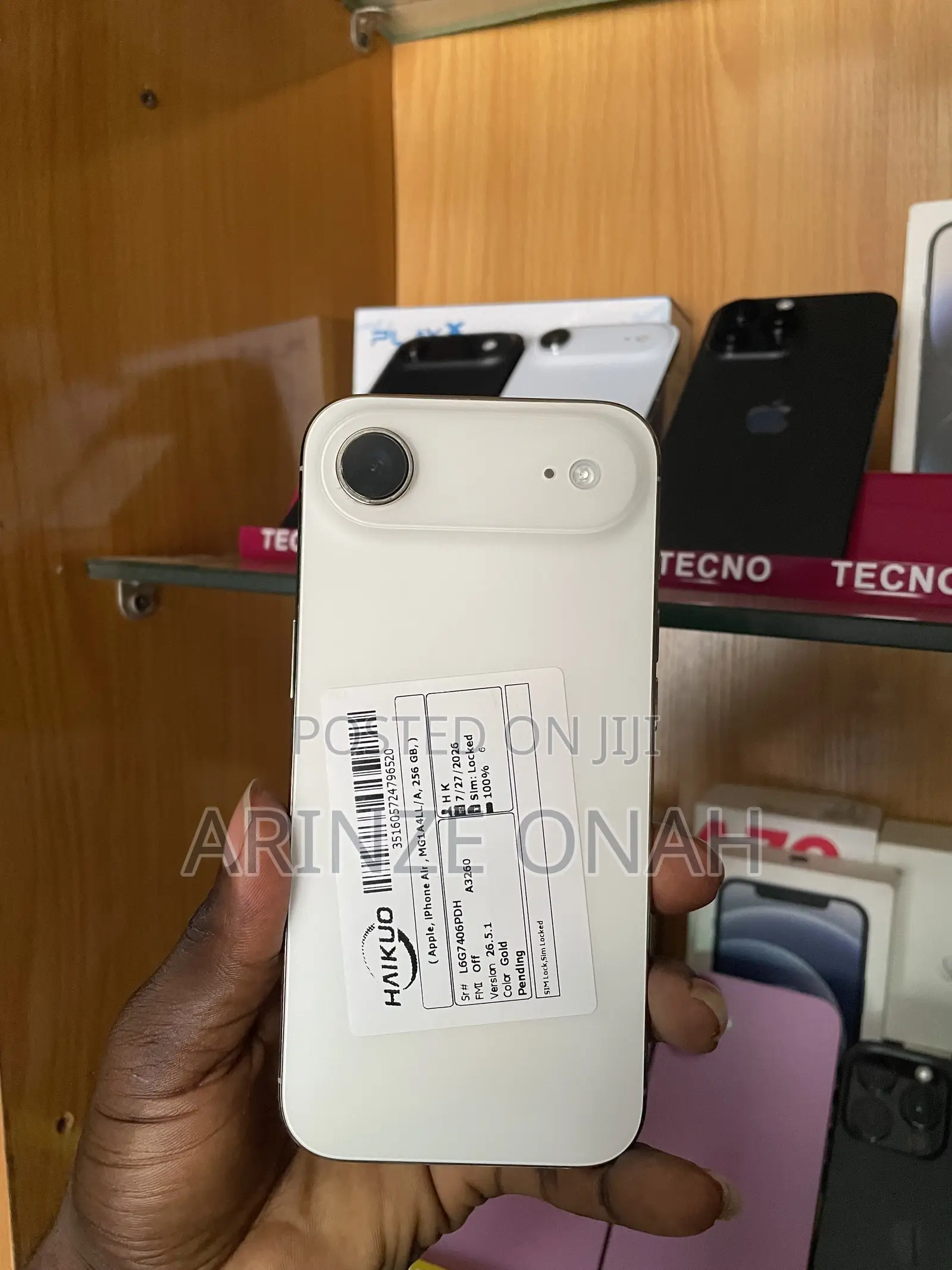 Apple iPhone Air 256 GB Gold