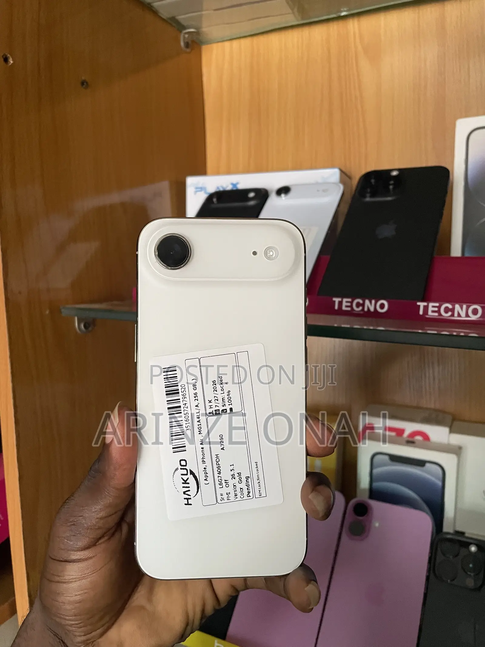 Apple iPhone Air 256 GB Gold