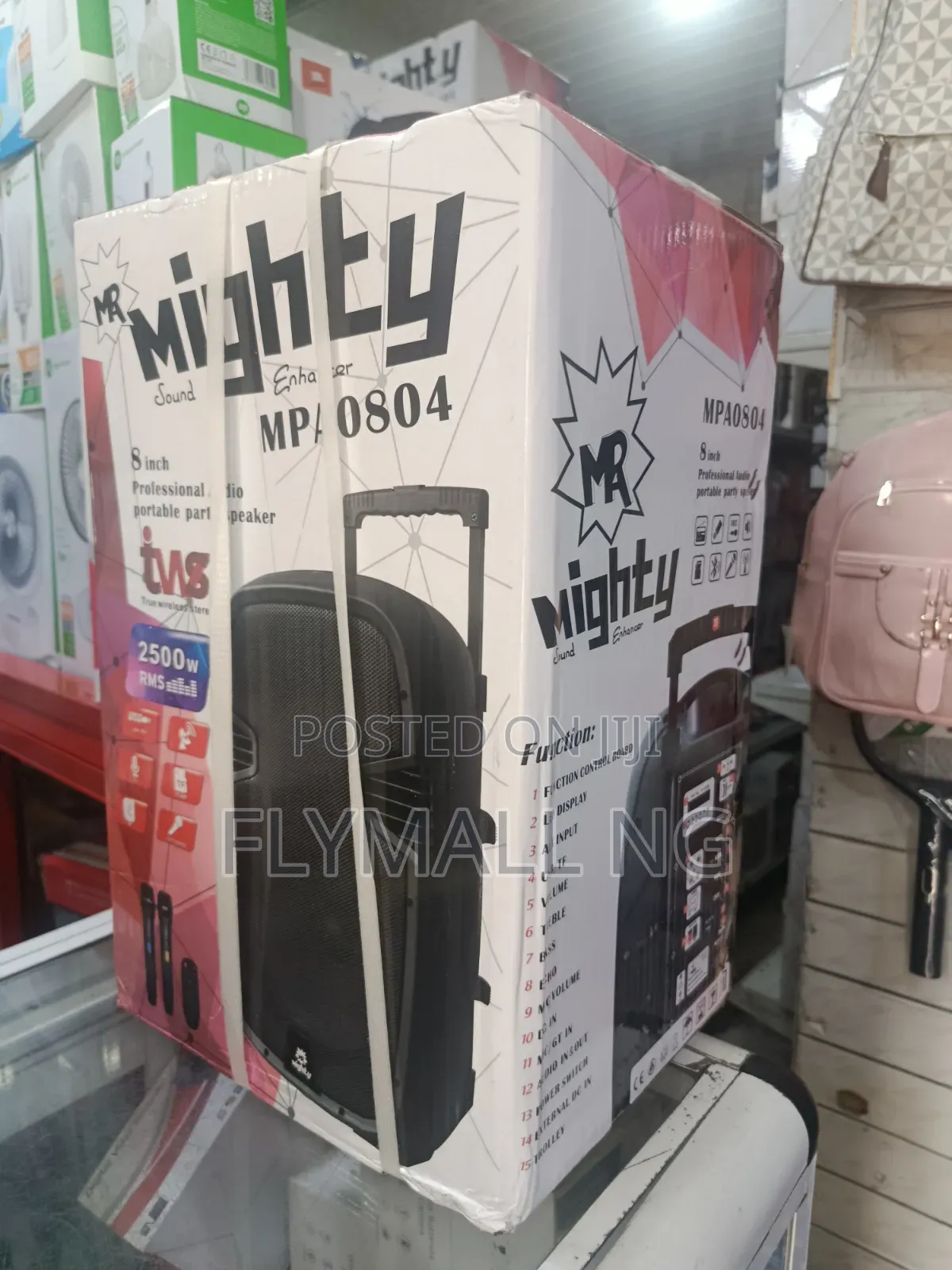 Mighty MPA0804 8-Inch Portable Public Address Party Speaker System
