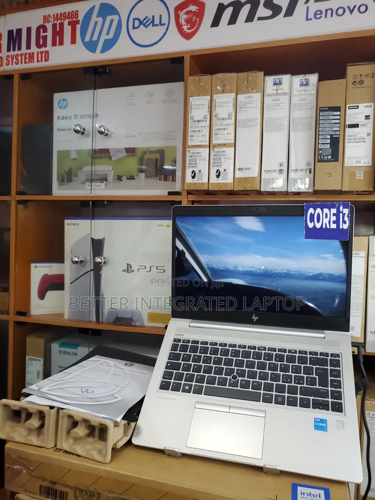 New Laptop HP EliteBook 840 8GB Intel Core i3 SSD 512GB
