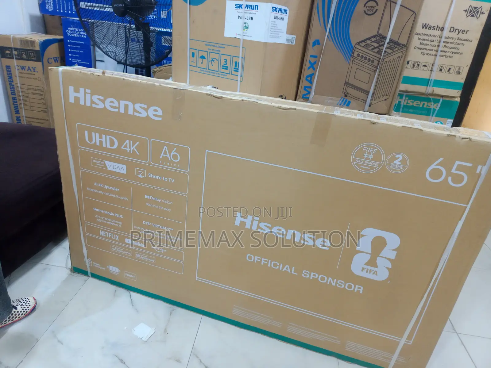 Hisense 65A6Q 65" UHD Smart TV A6 Series – Dolby Vision HDR
