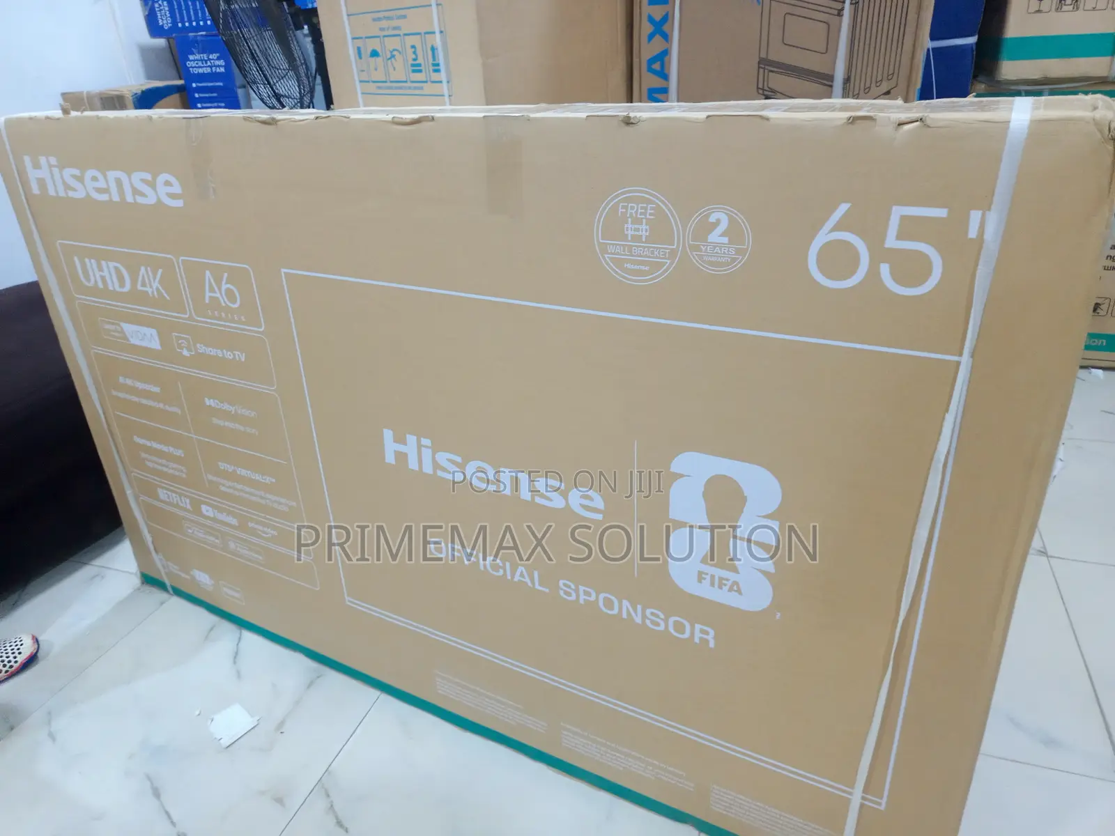 Hisense 65A6Q 65" Ultra HD Smart TV – AI Upscaler Game Mode