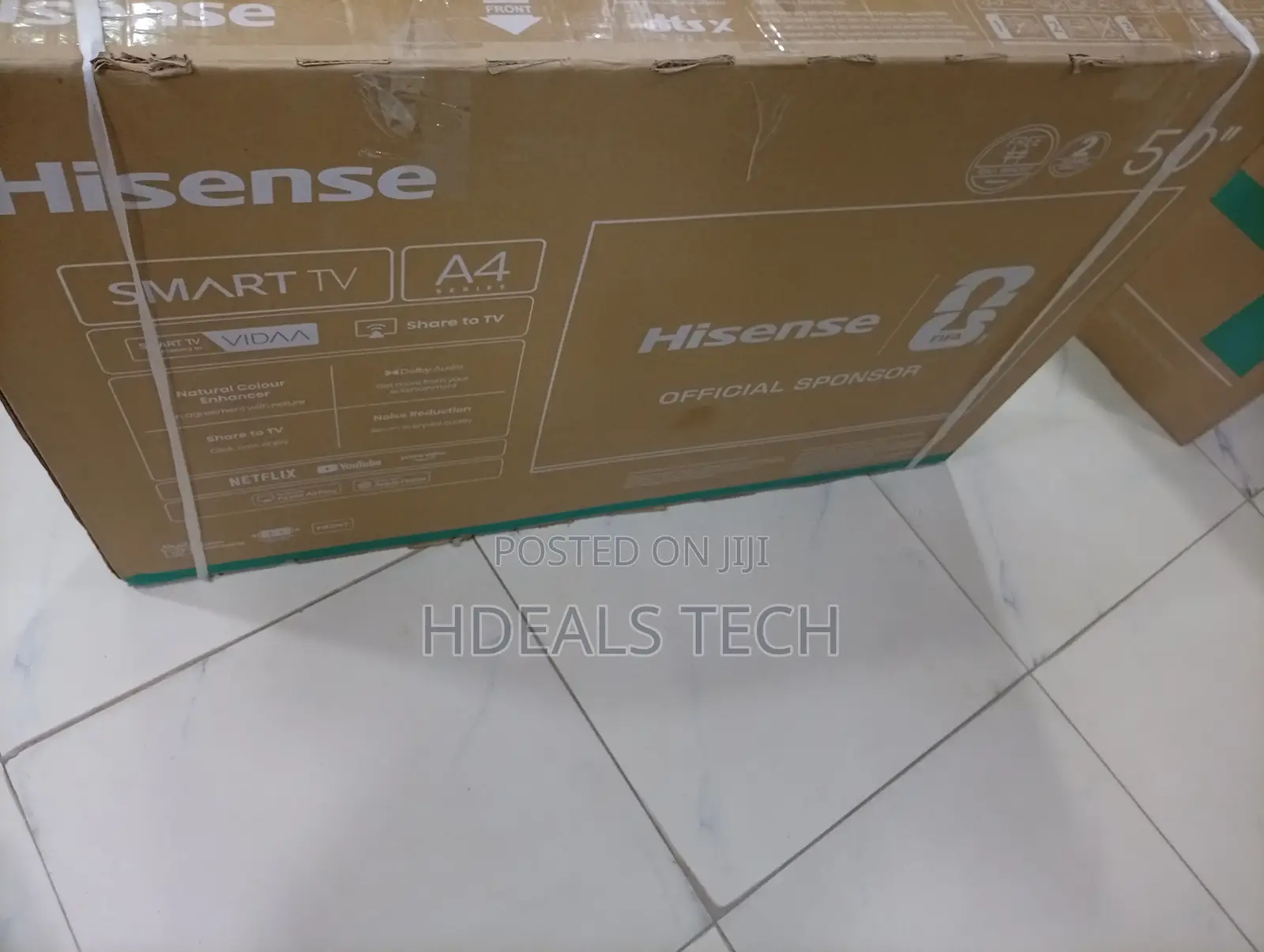 Hisense 50” Vidaa Smart TV – Uhd Entertainment Hub