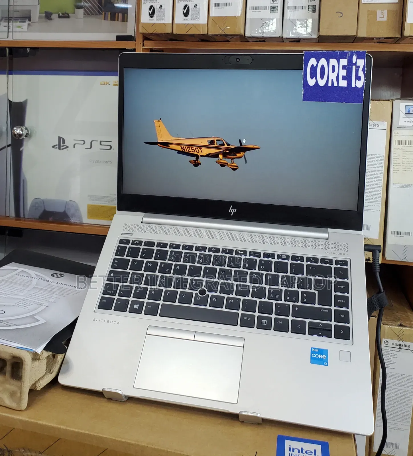 New Laptop HP EliteBook 840 8GB Intel Core i3 SSD 512GB