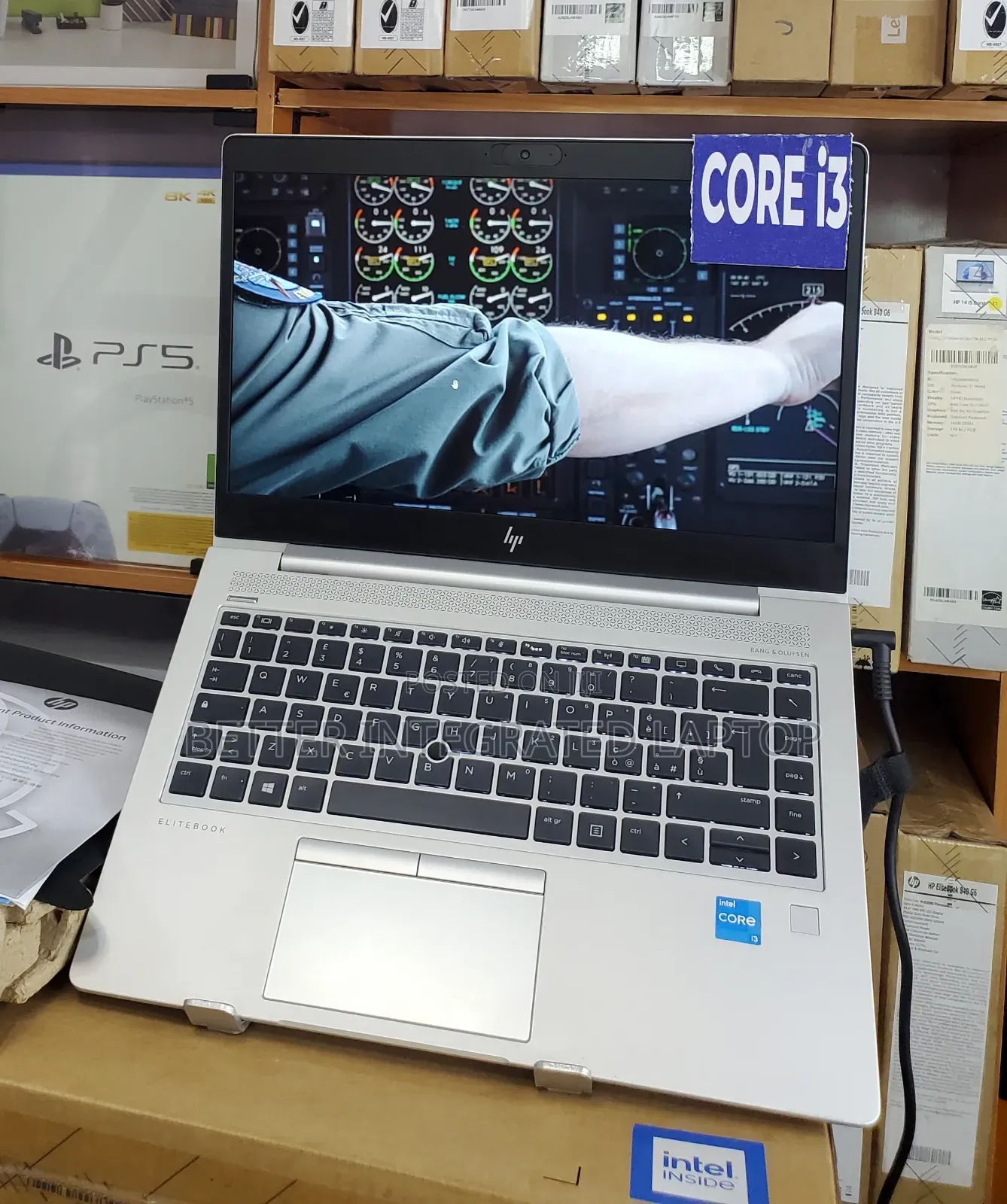 New Laptop HP EliteBook 840 8GB Intel Core i3 SSD 512GB