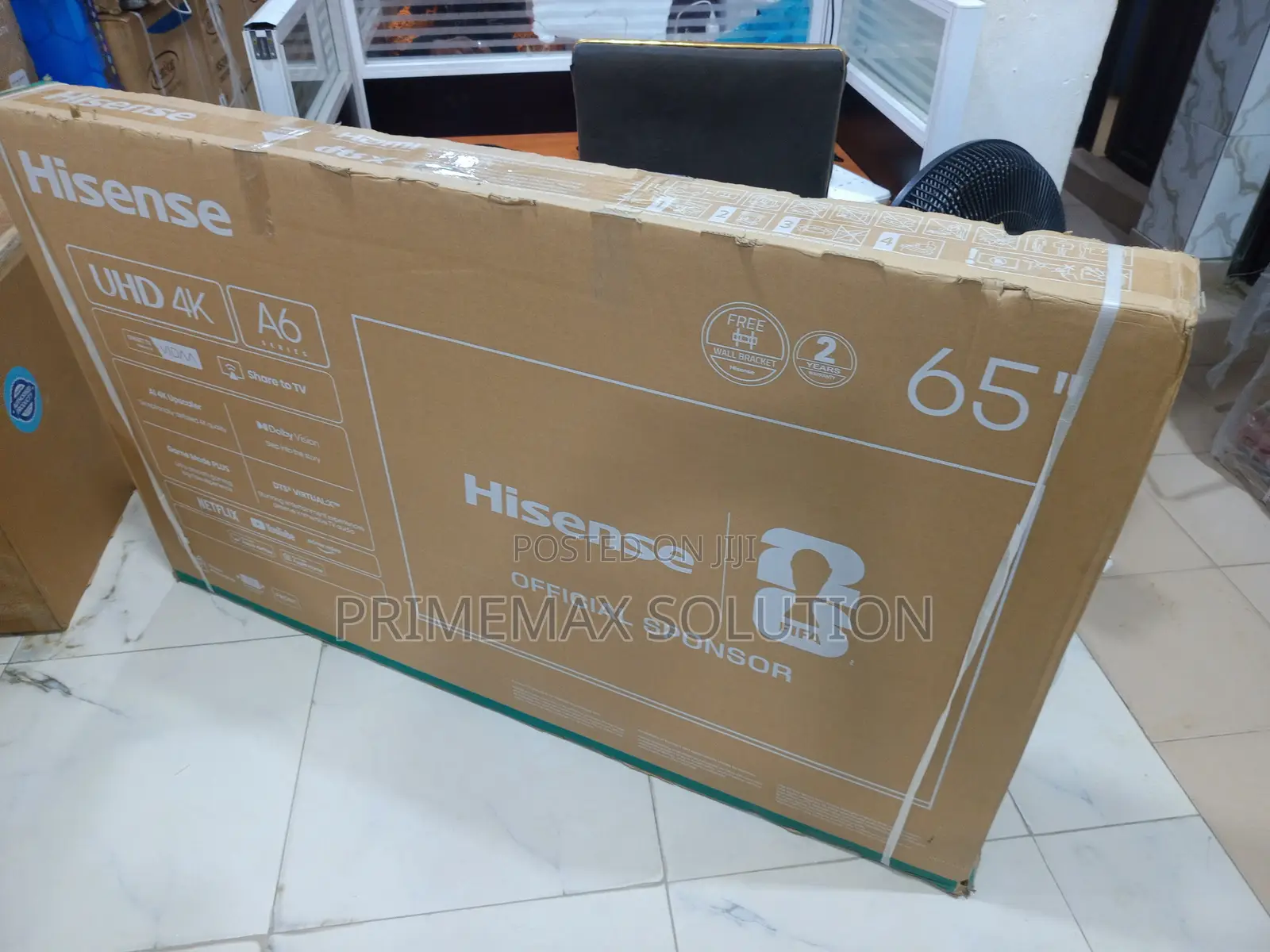 Hisense 65" Smart TV 65A6Q A6 Series – Crystal Clear