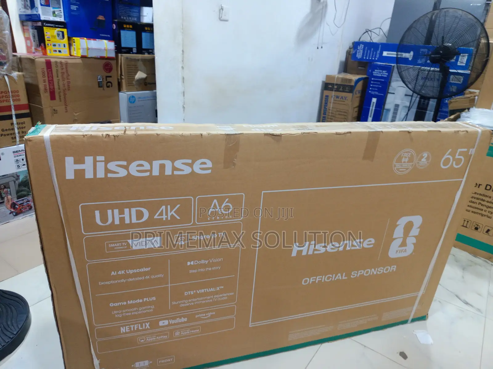 Hisense 65" Smart TV 65A6Q A6 Series – Crystal Clear