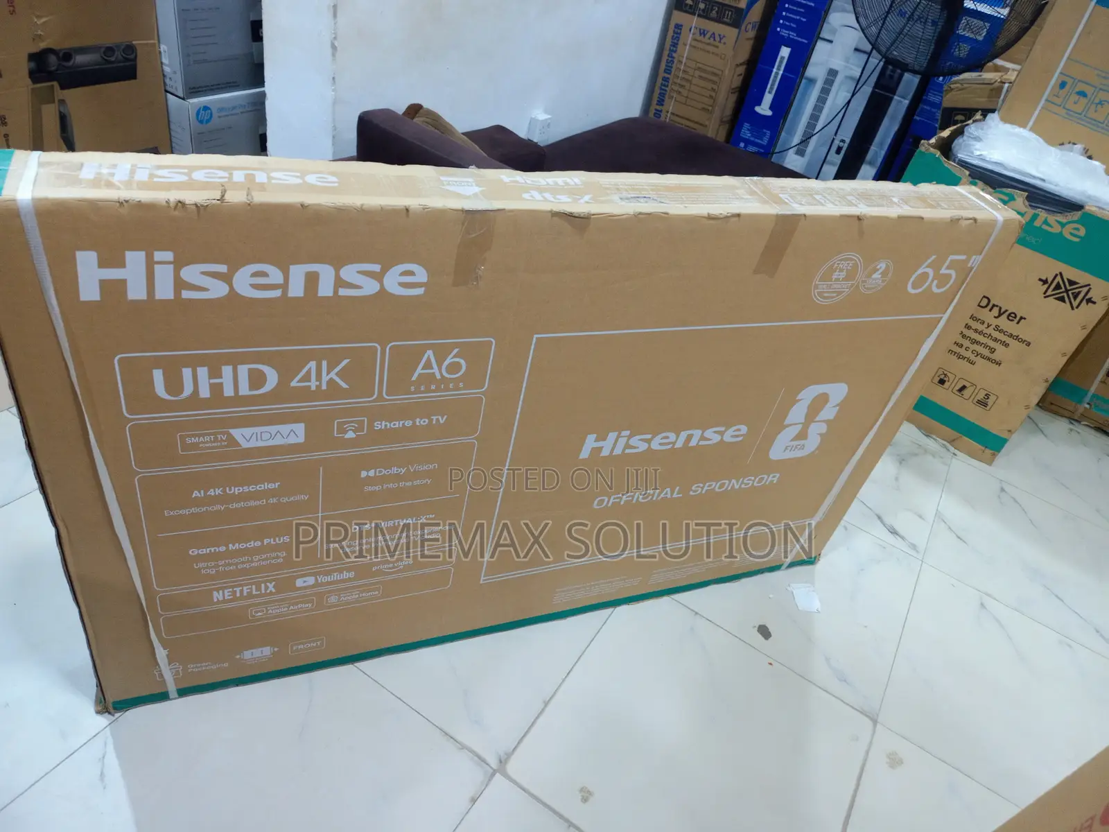 Premium Hisense 65A6Q 65" Ultra HD Smart TV With DTS Virtual:X