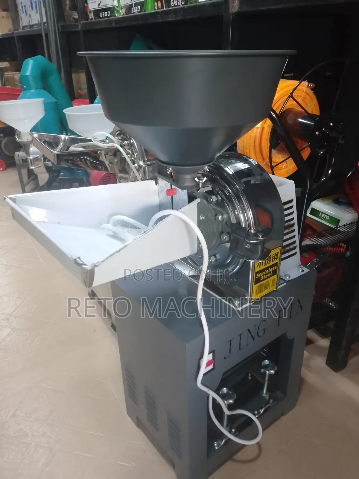 Half Stainless Grinding Machine With Electric Motor