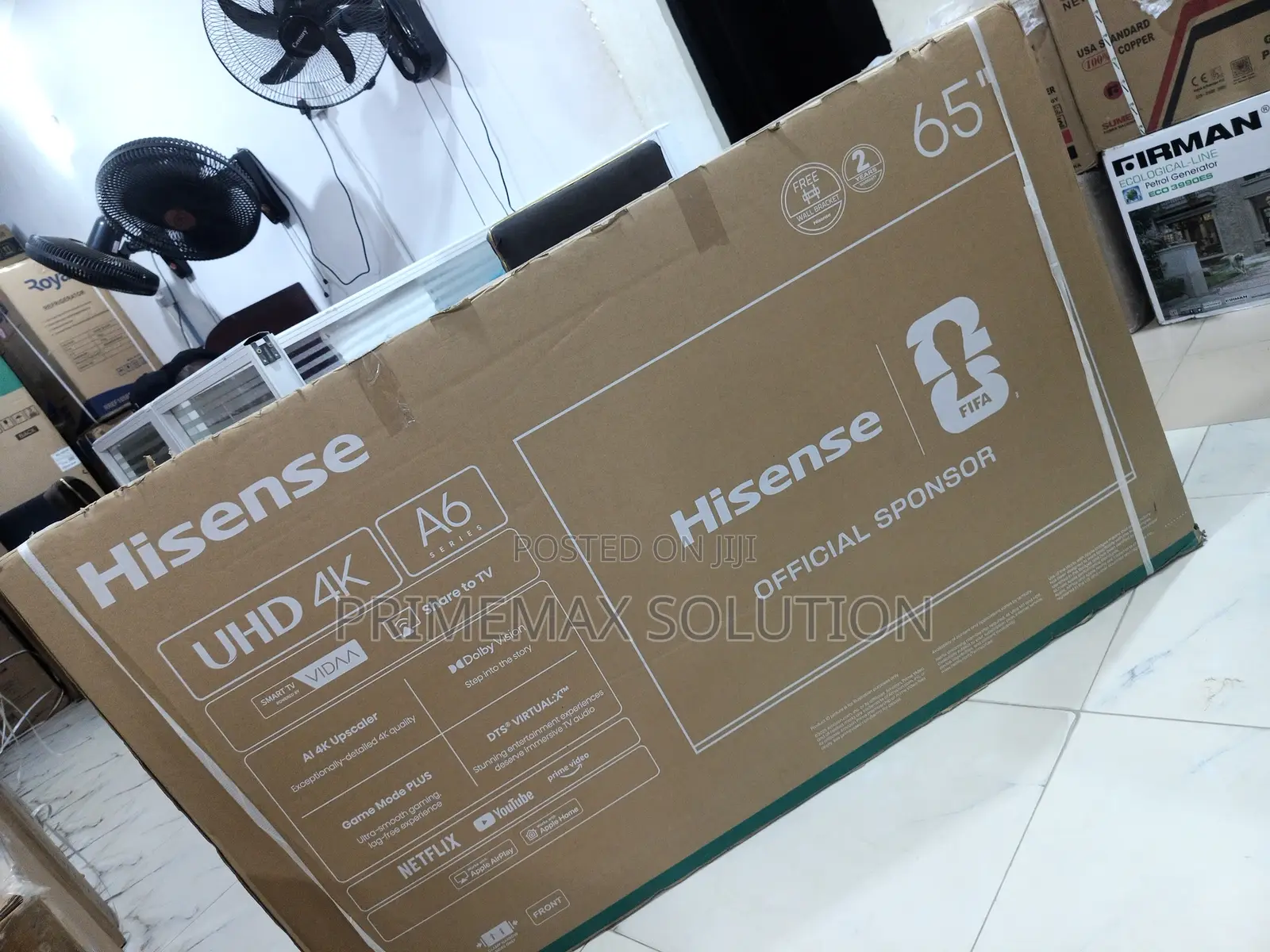 Hisense A6 Series 65A6Q 65" UHD Smart TV – Netflix Ready