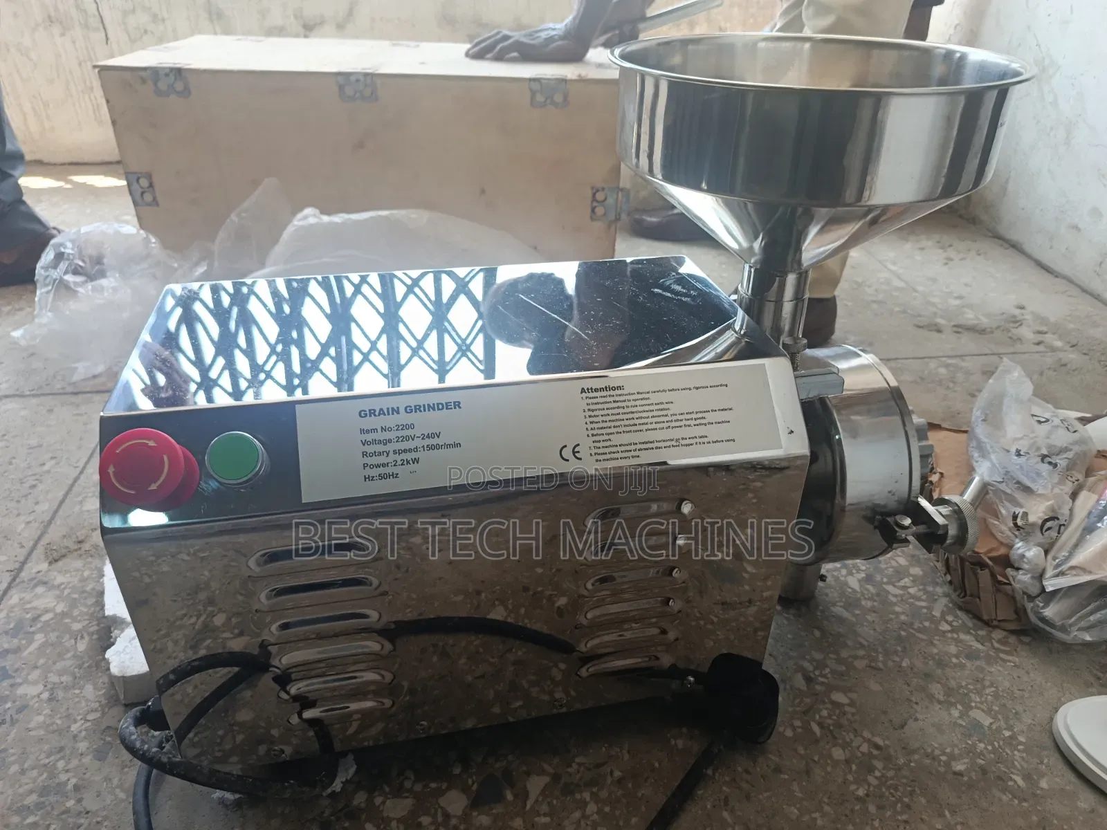 Industrial Stainless Grinding Machine