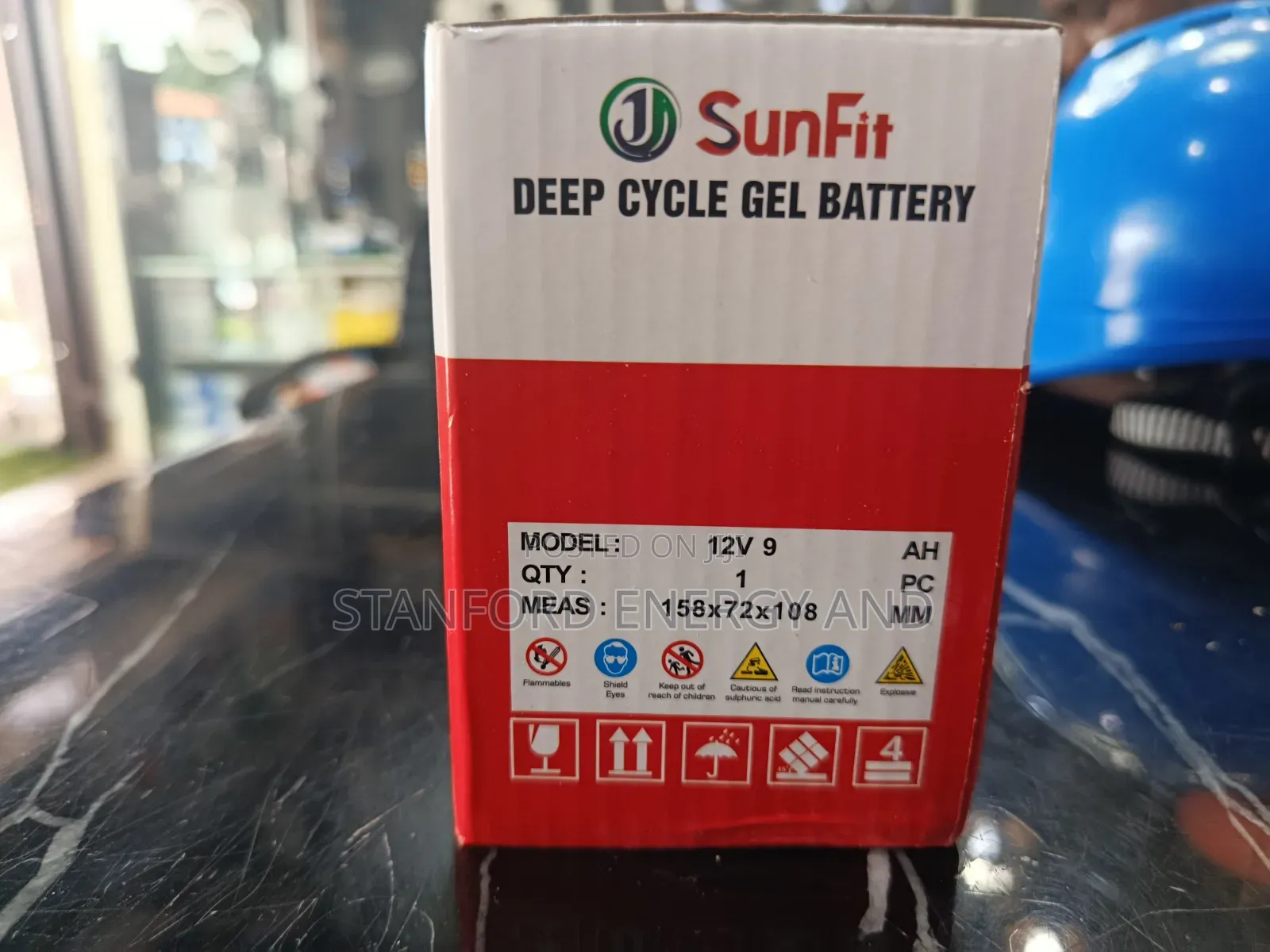 12V 12ahms Sunfit Gel Battery