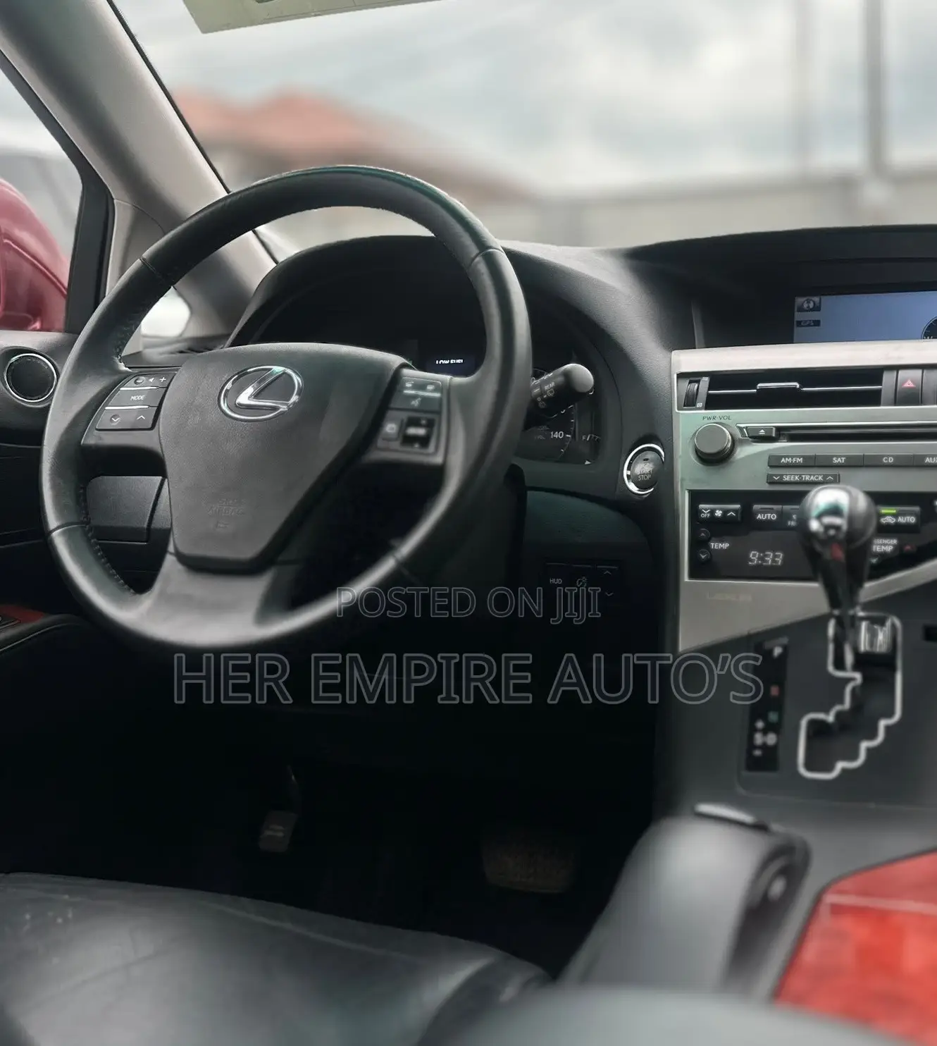 Lexus RX 2012 Burgundy