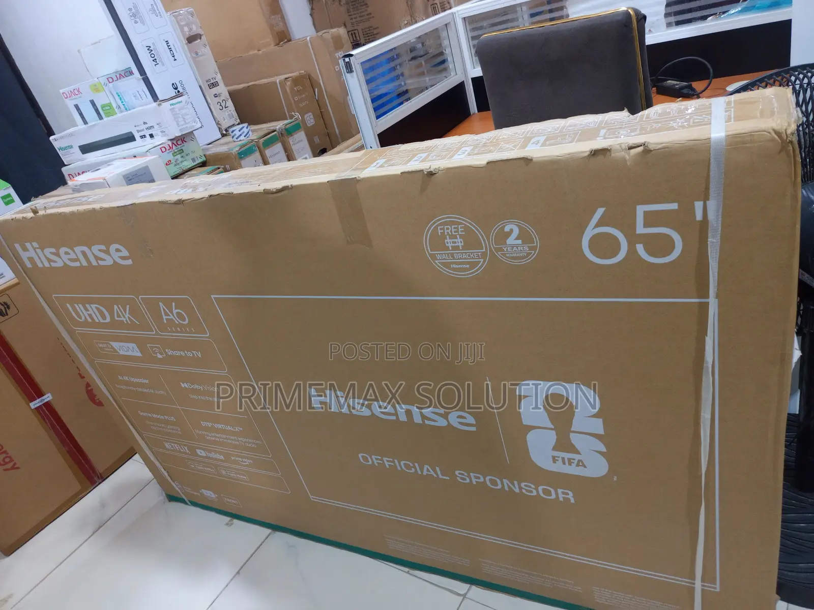 Hisense 65A6Q 65" Ultra HD Smart TV A6 Series – Fast Smooth