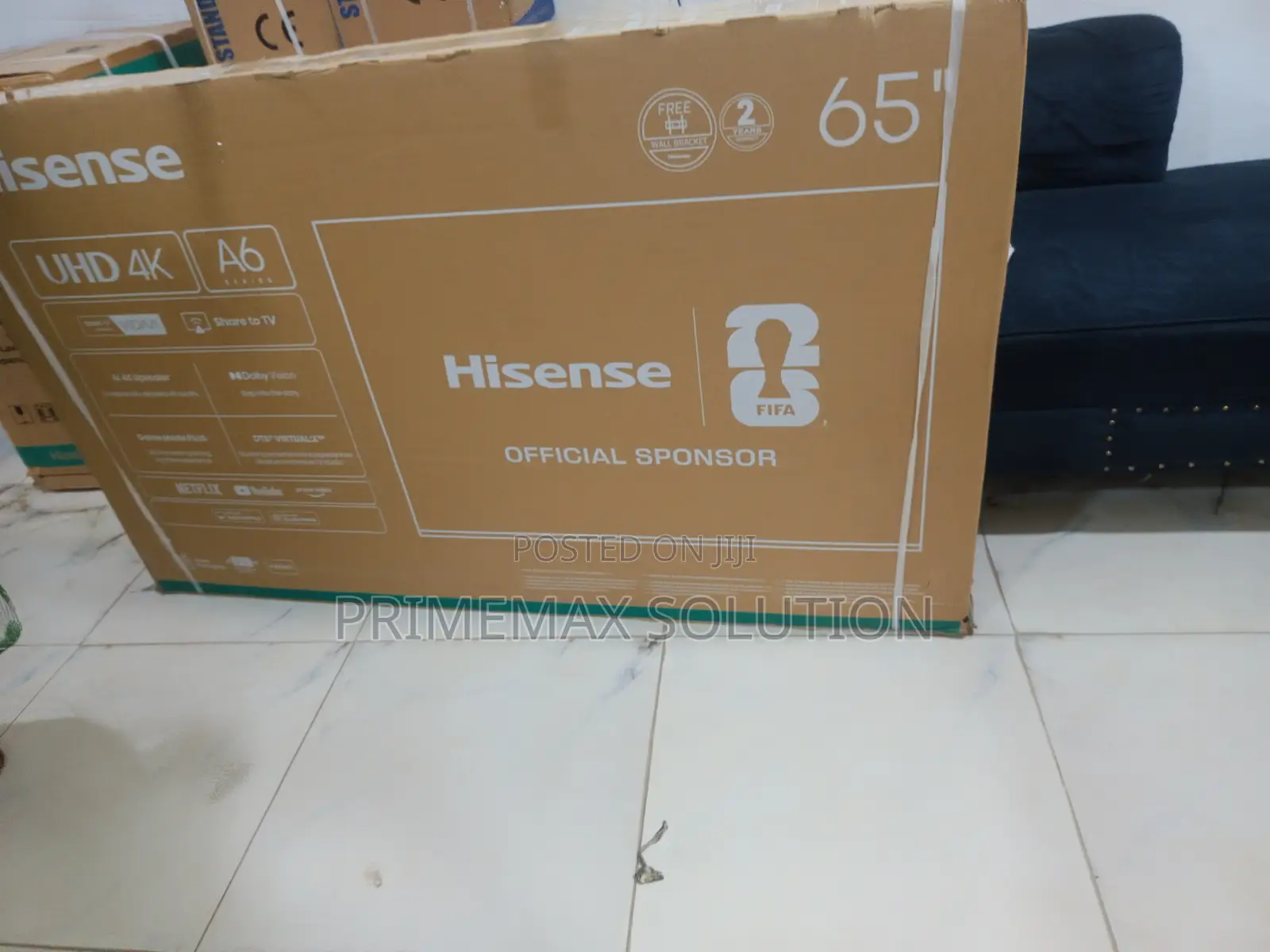 Isense 65" Smart TV 65A6Q A6 Series UHD With AirPlay 2