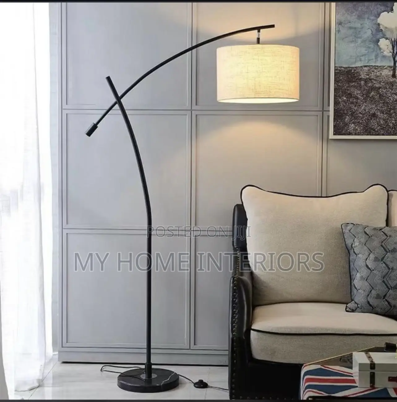 Floor Lamp Fabric Head