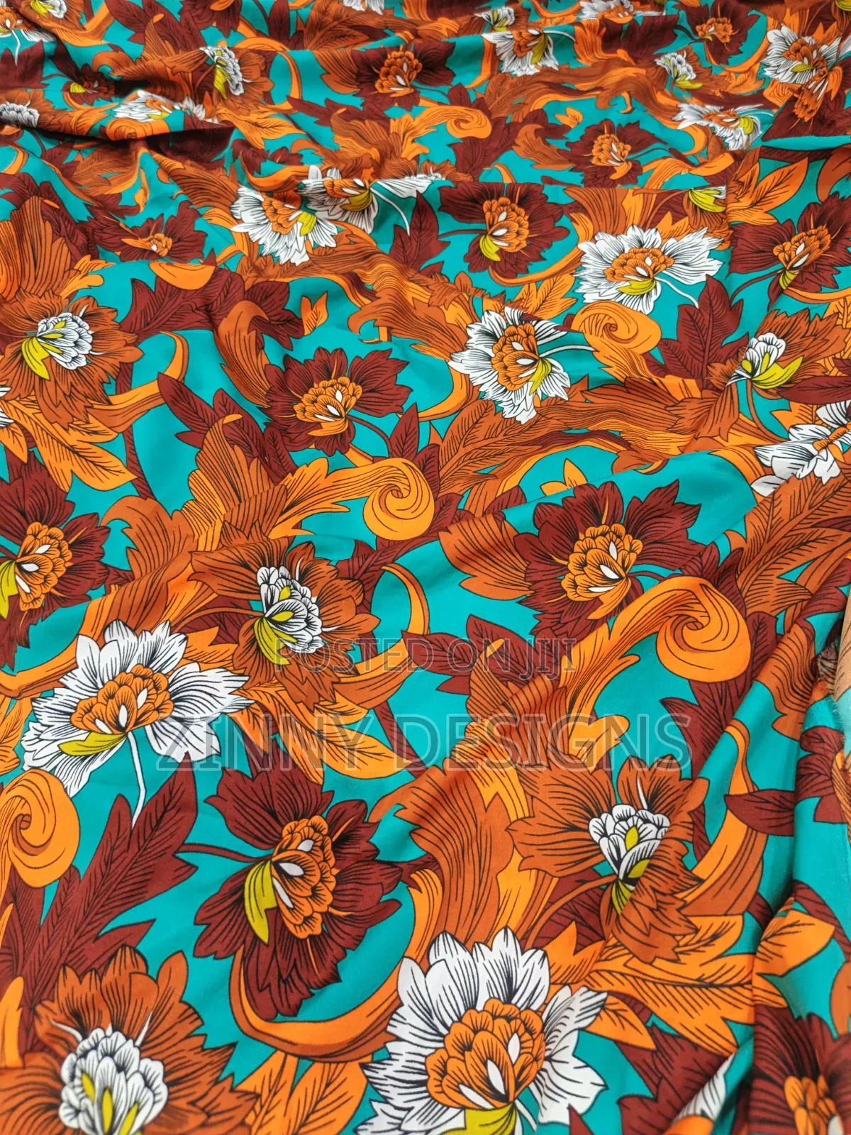 Floral Print Vintage Fabric