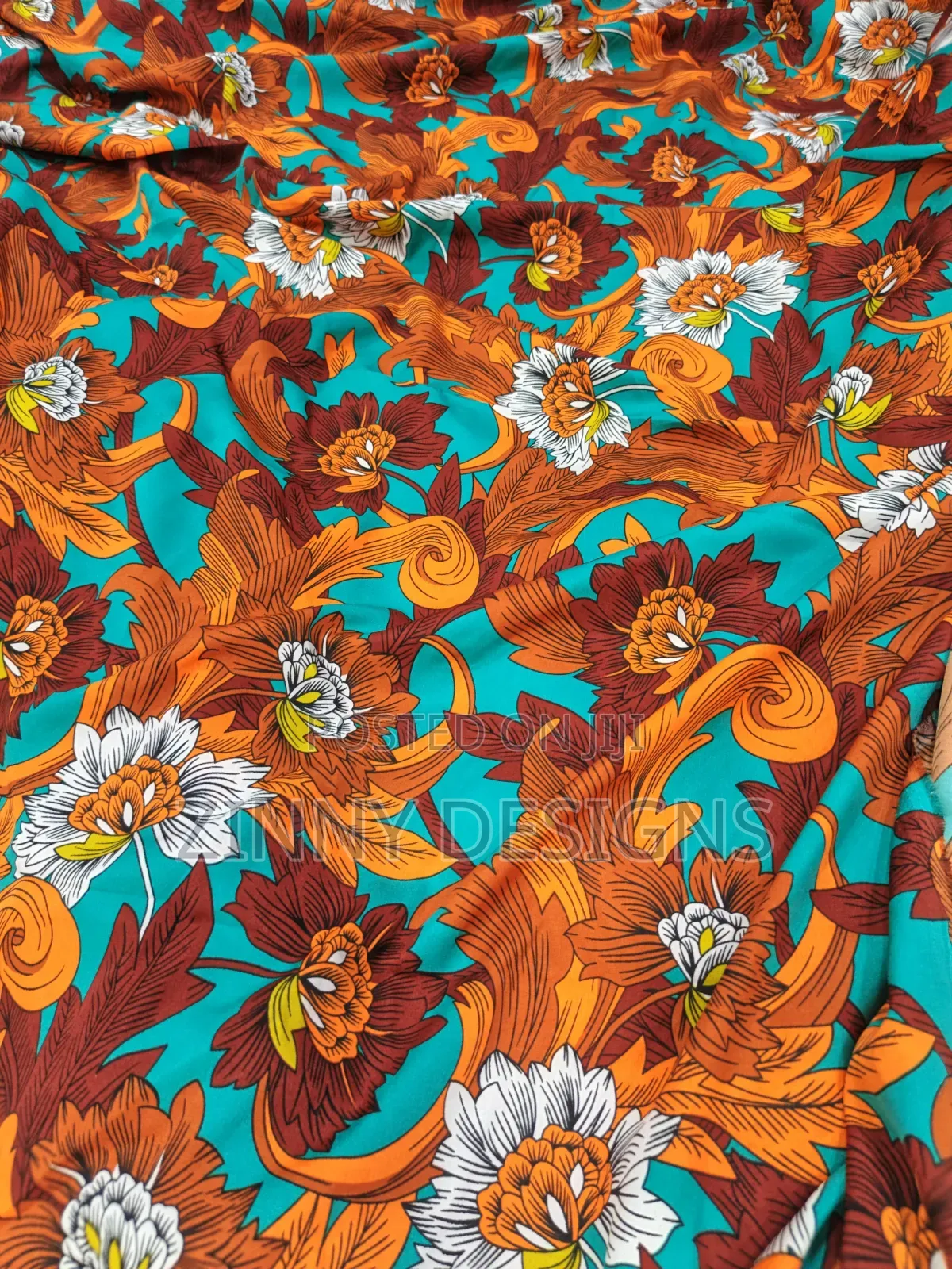 Floral Print Vintage Fabric
