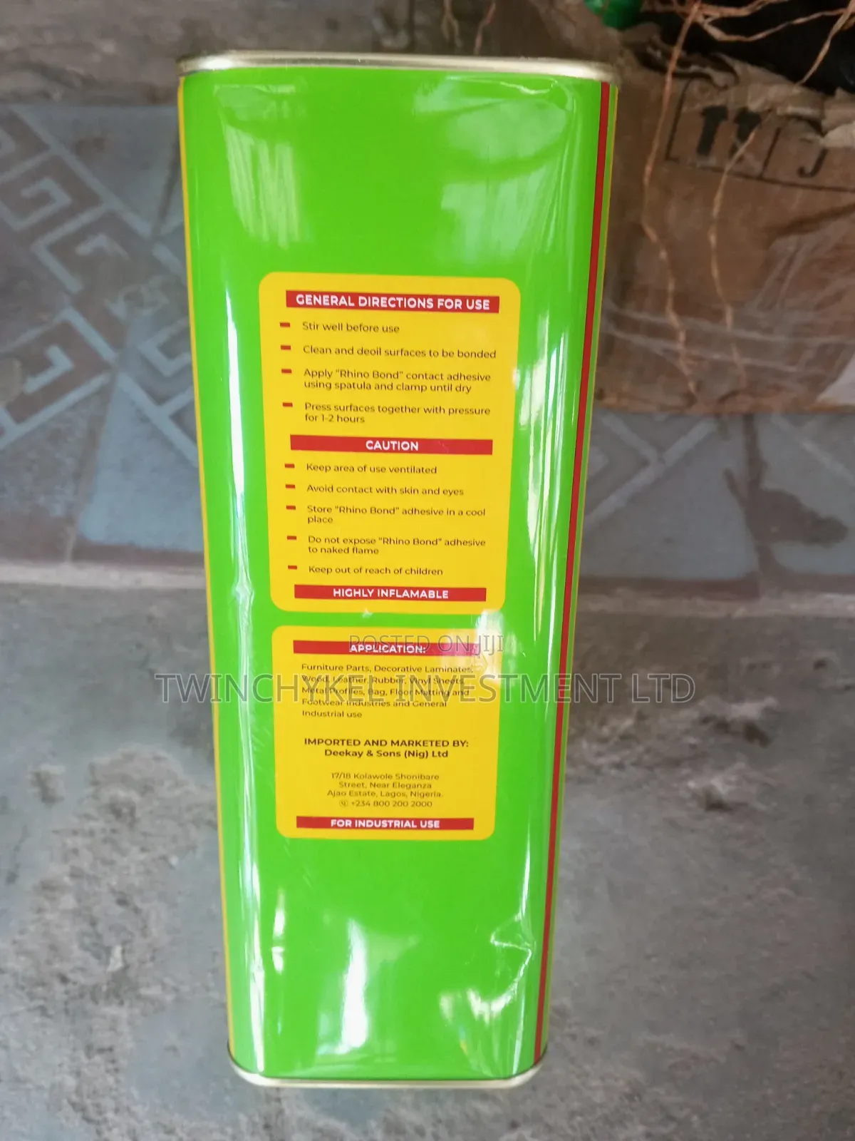 Rhinobond 3kg Contact Adhesive