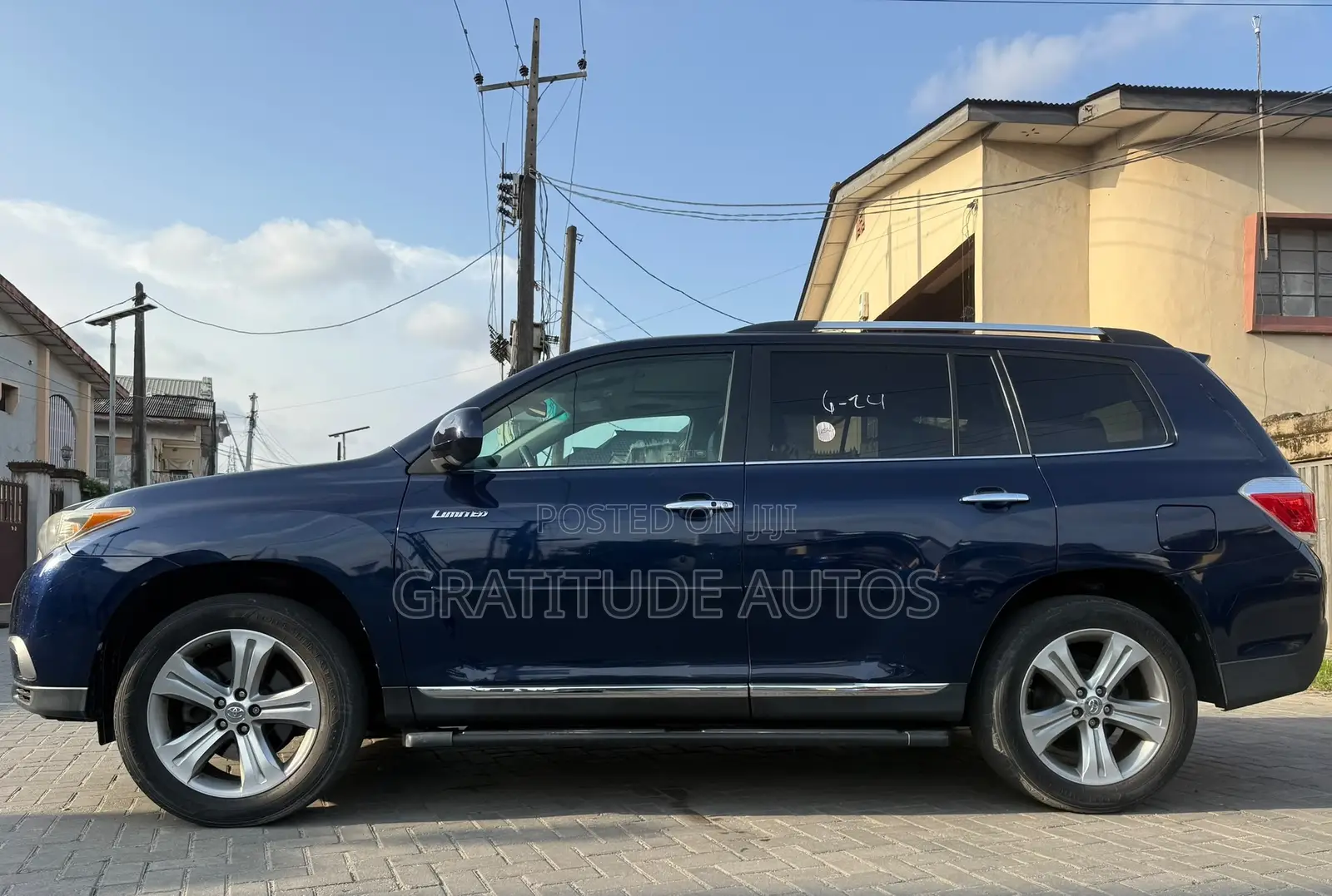 Toyota Highlander Limited 2012 Blue