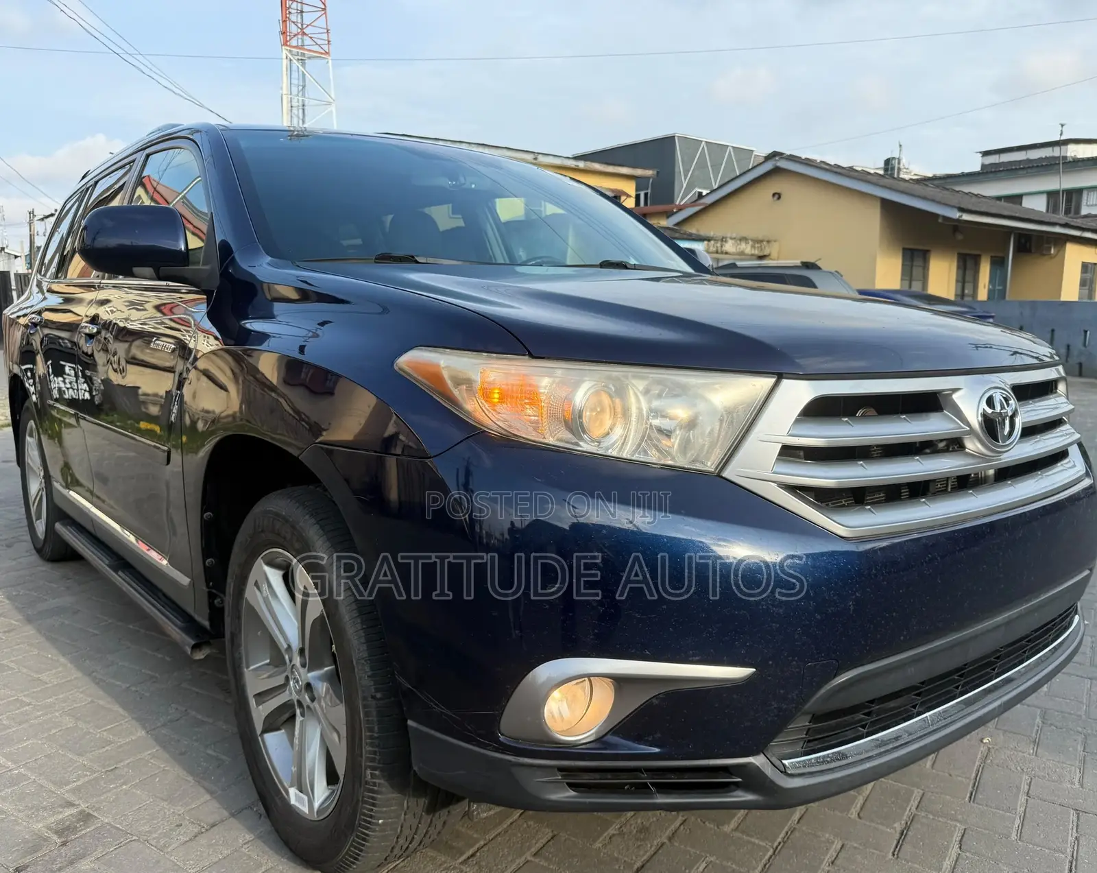 Toyota Highlander Limited 2012 Blue