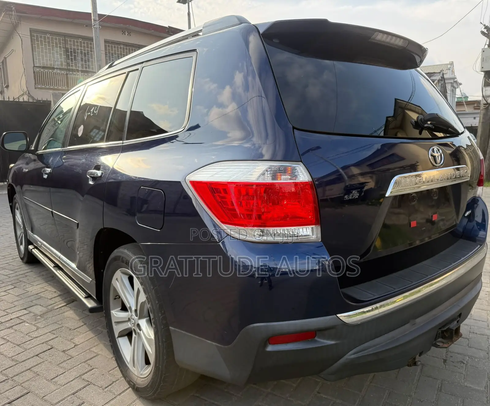 Toyota Highlander Limited 2012 Blue