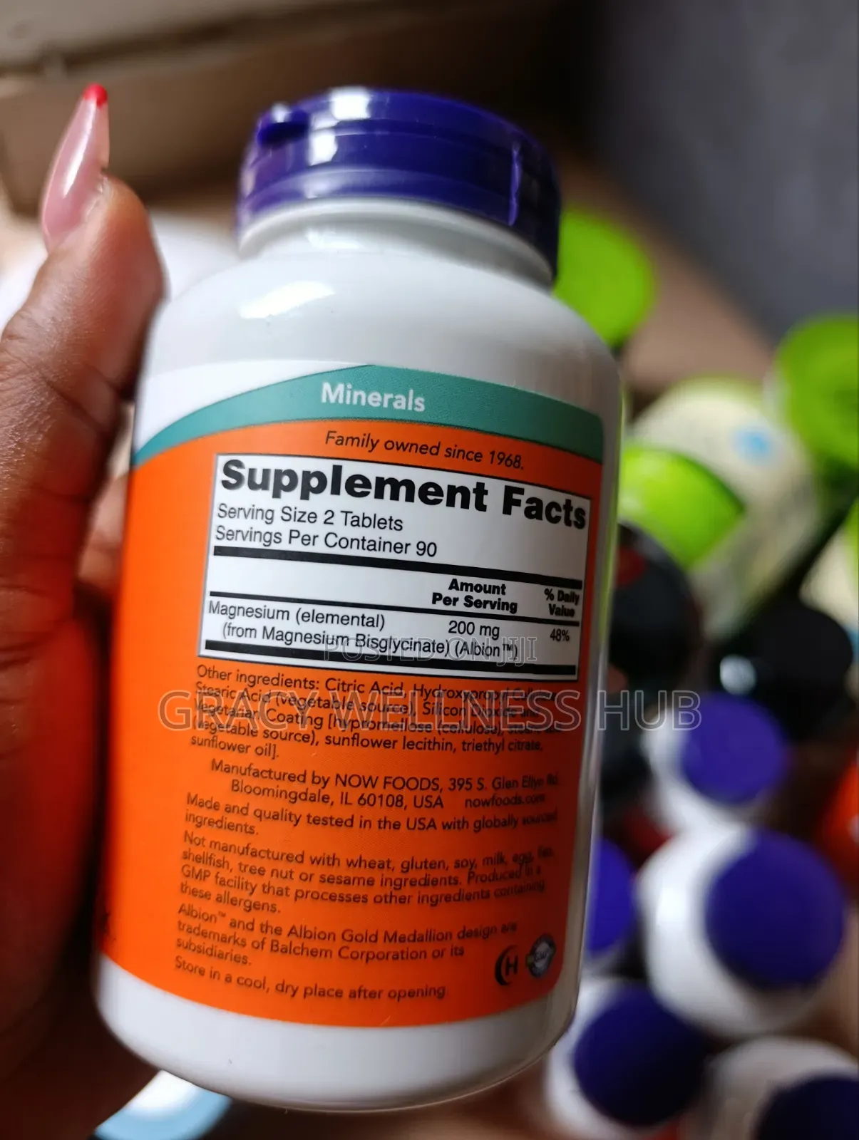 Now Magnesium Glycinate X 180