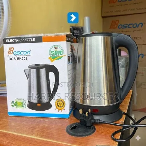 Boscon Stainless Steel Electric Kettle Jug