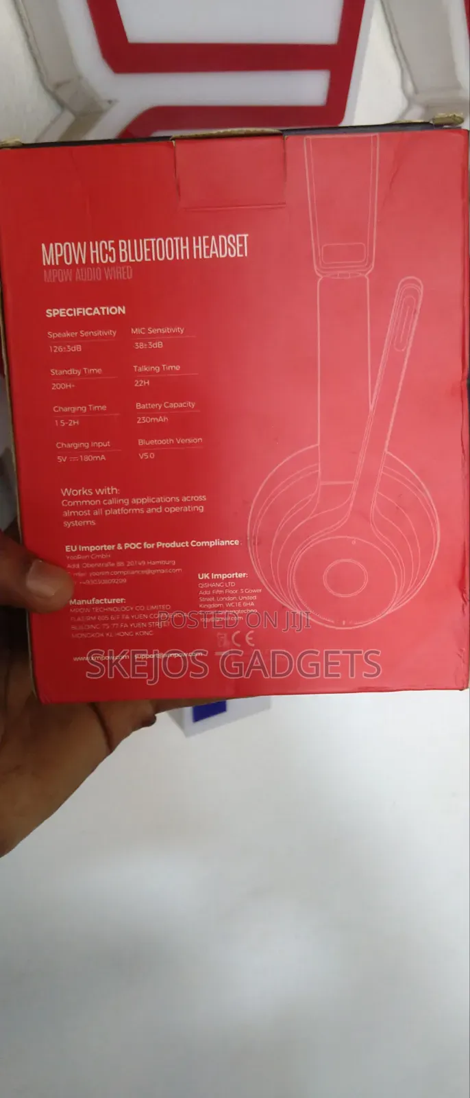 Mpow HC5 Bluetooth Headset