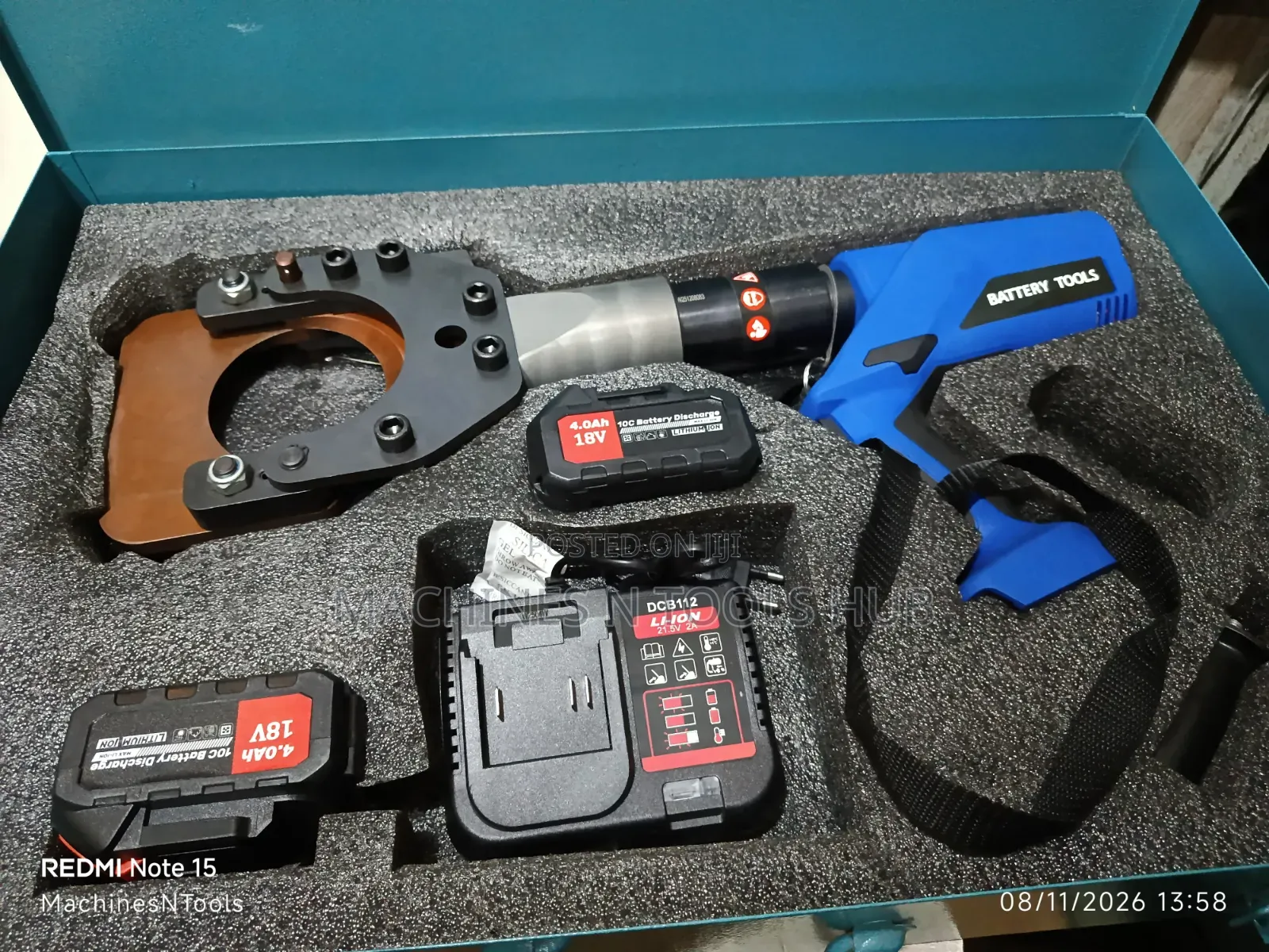 105mm Cordless Hydraulic Cable Cutter