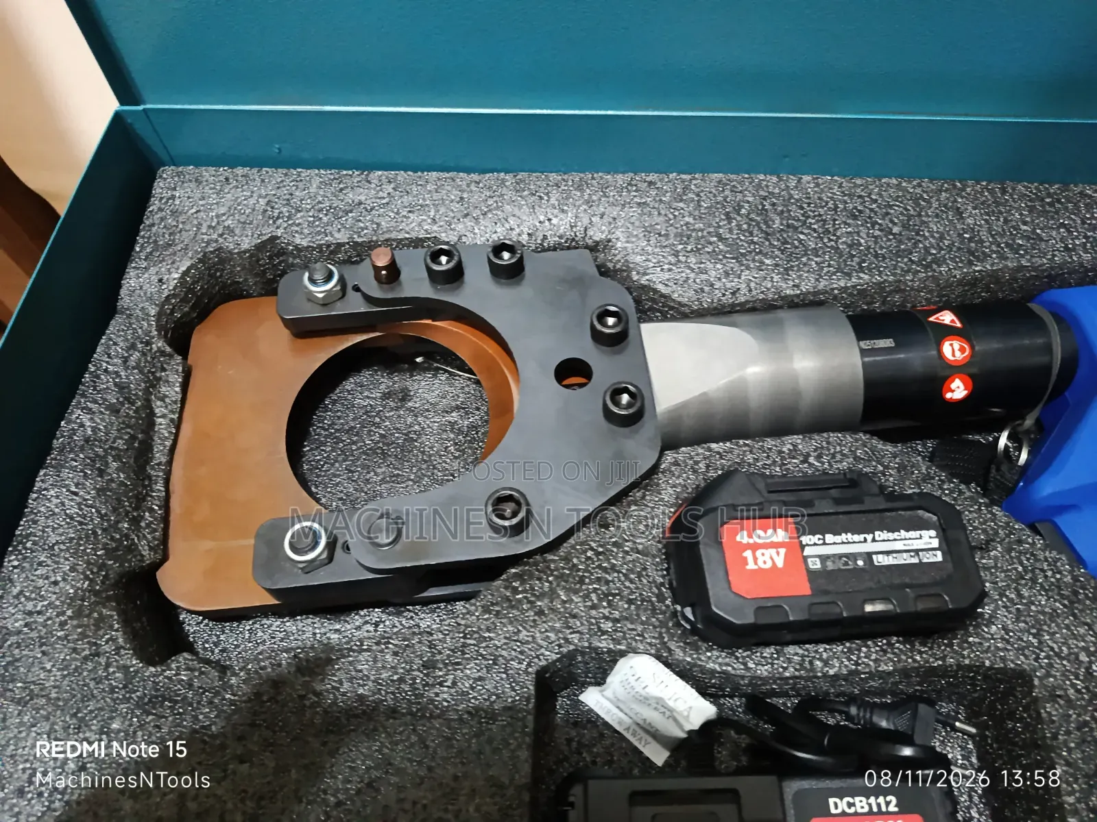 105mm Cordless Hydraulic Cable Cutter