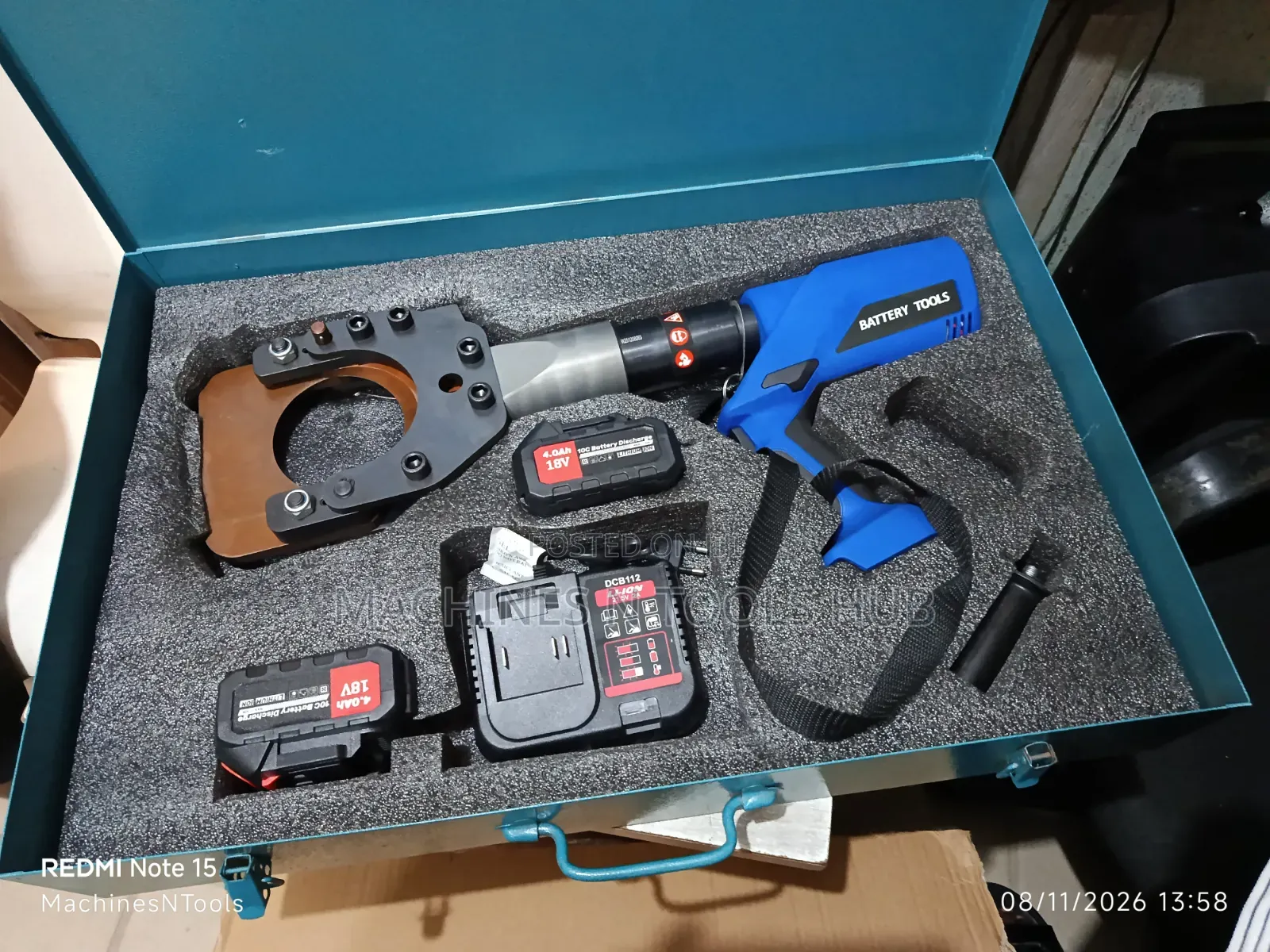 105mm Cordless Hydraulic Cable Cutter