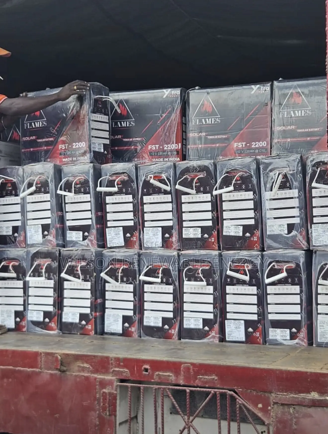 FLAMES  220Ah Tubular Battery