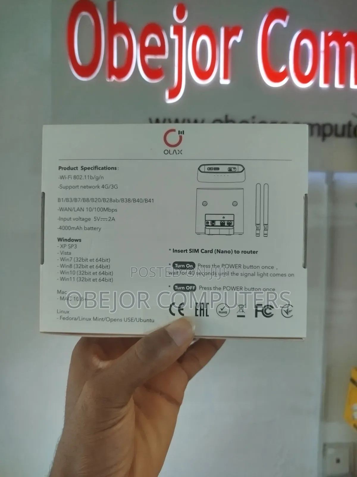 Olax Ax9 Pro Router