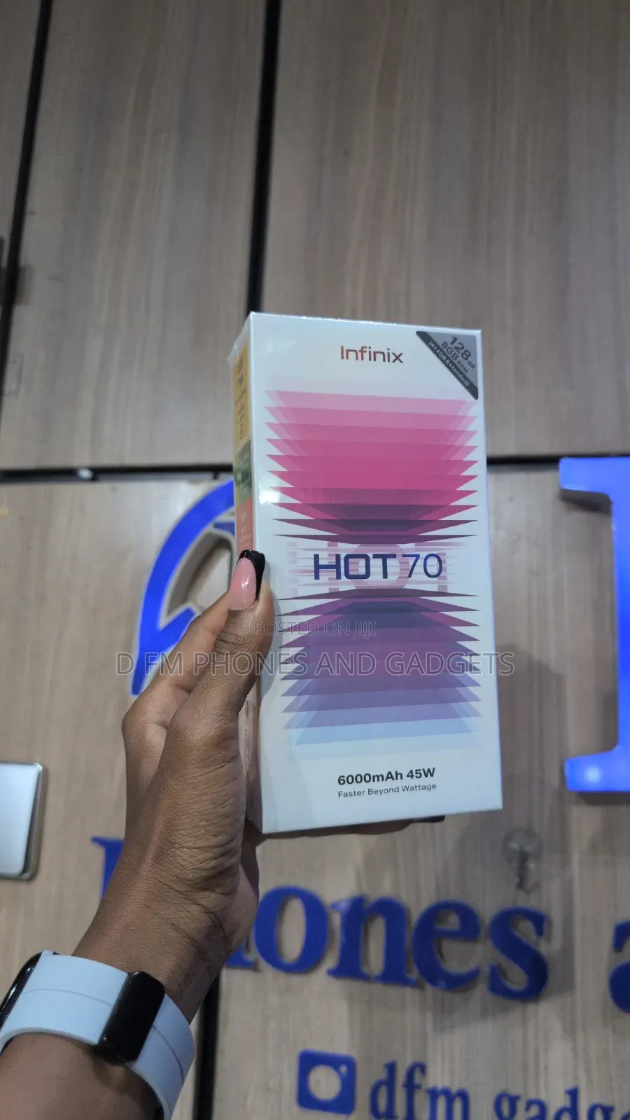 New Infinix Hot 70 128 GB Silver