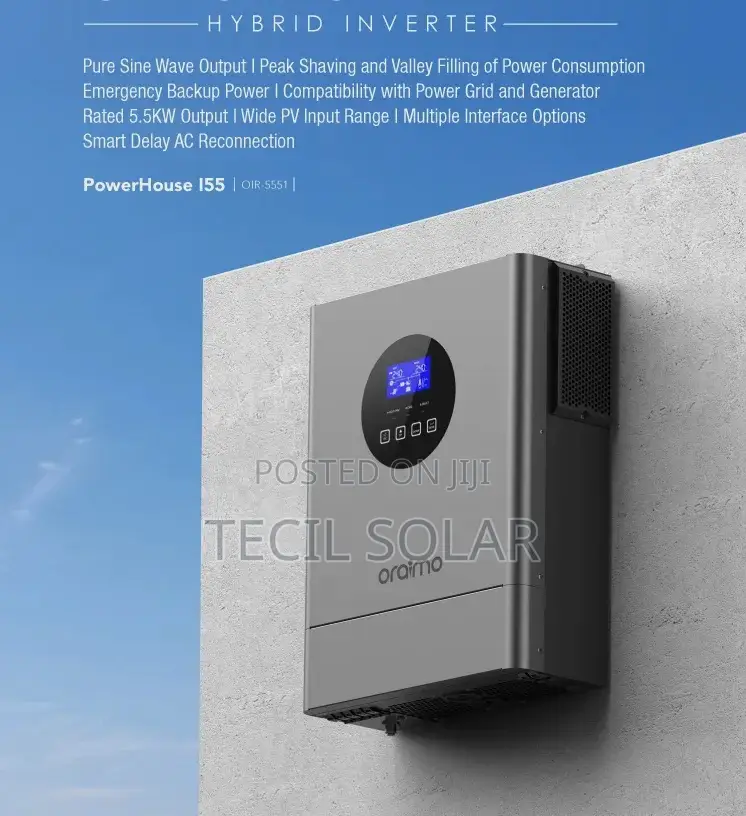5.5kw/48v Oraimo Hybrid Inverter