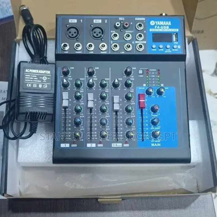 Yamaha F4USB 4-Channel Professional Mixer