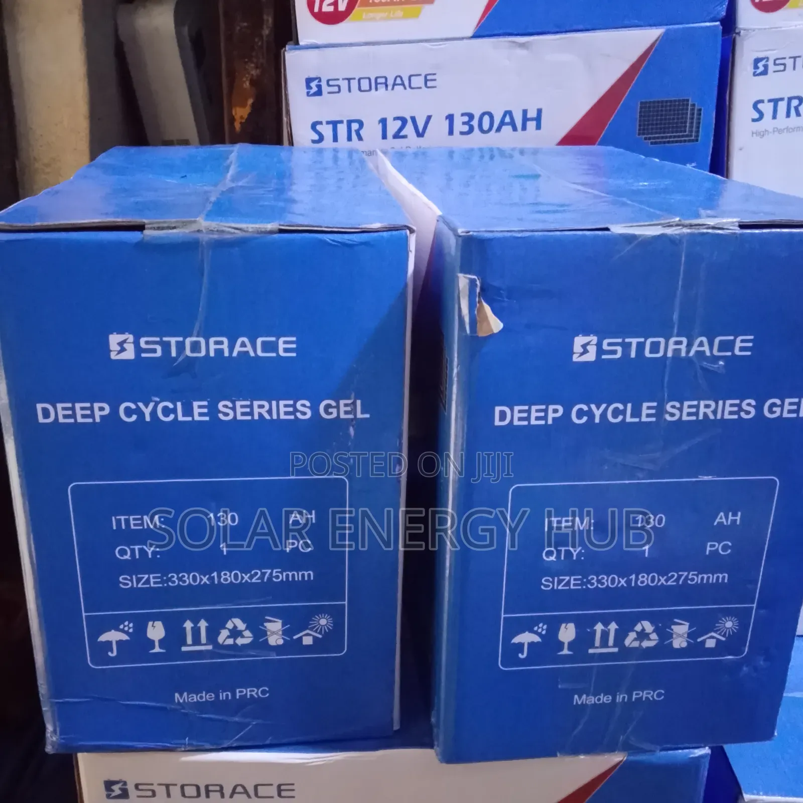 130Ah/12v Storace Gel Battery