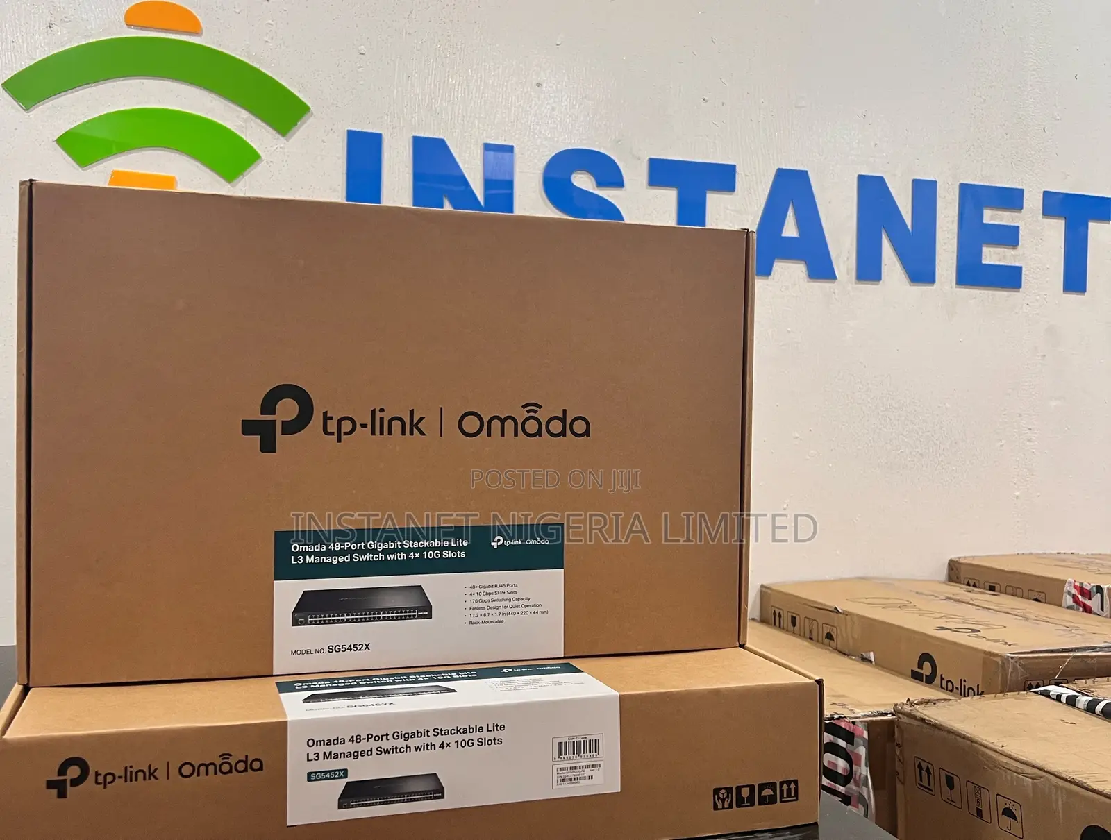 TP-Link Omada SG5452X 48-Port Gigabit Stackable Lite L3 Managed Switch