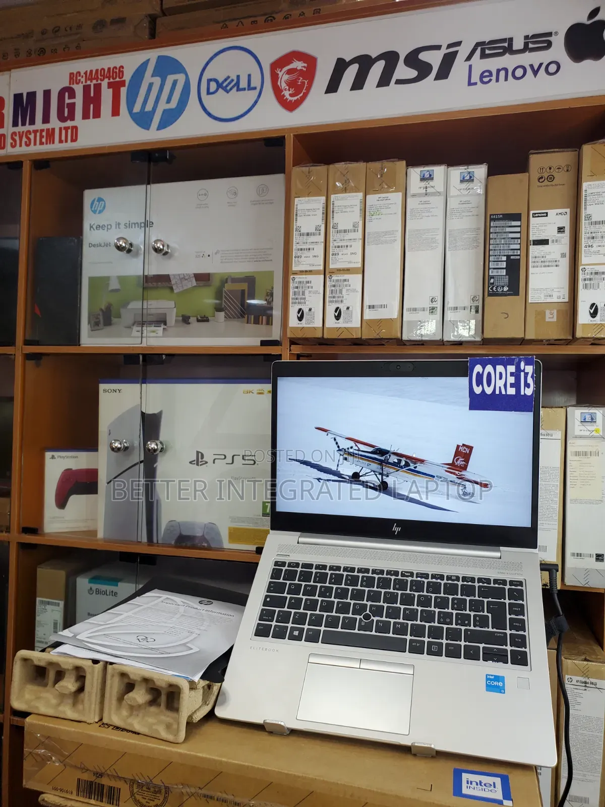 New Laptop HP EliteBook 840 G1 4GB Intel Core i3 SSD 256GB