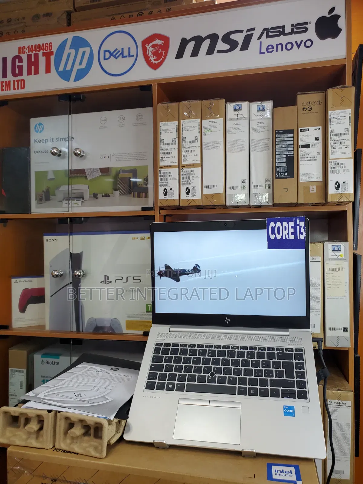 New Laptop HP EliteBook 840 G1 4GB Intel Core i3 SSD 256GB