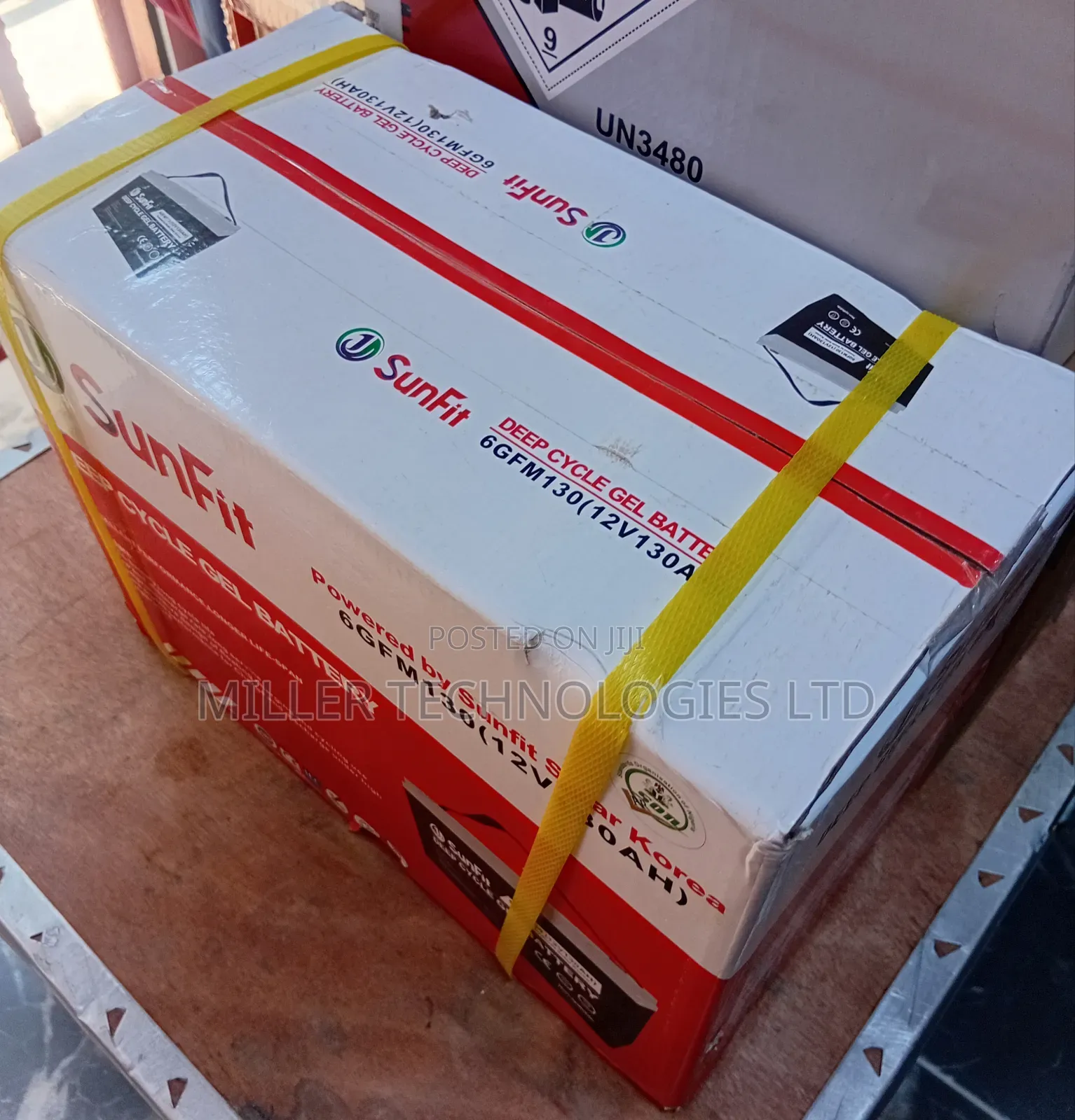 Sunfit Gel Battery 130a 12v