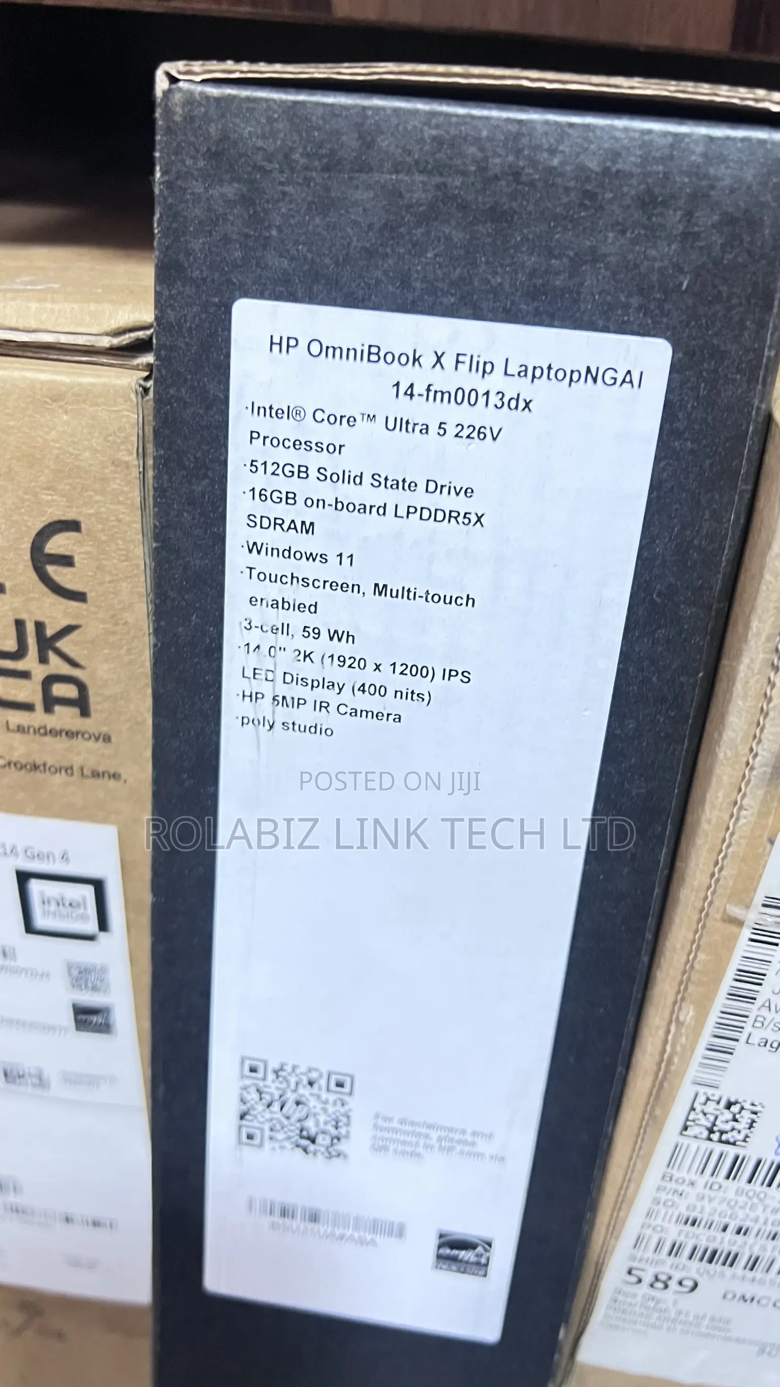 New Laptop HP OmniBook X Flip 14" 16GB Intel Core Ultra 5 SSD 512GB