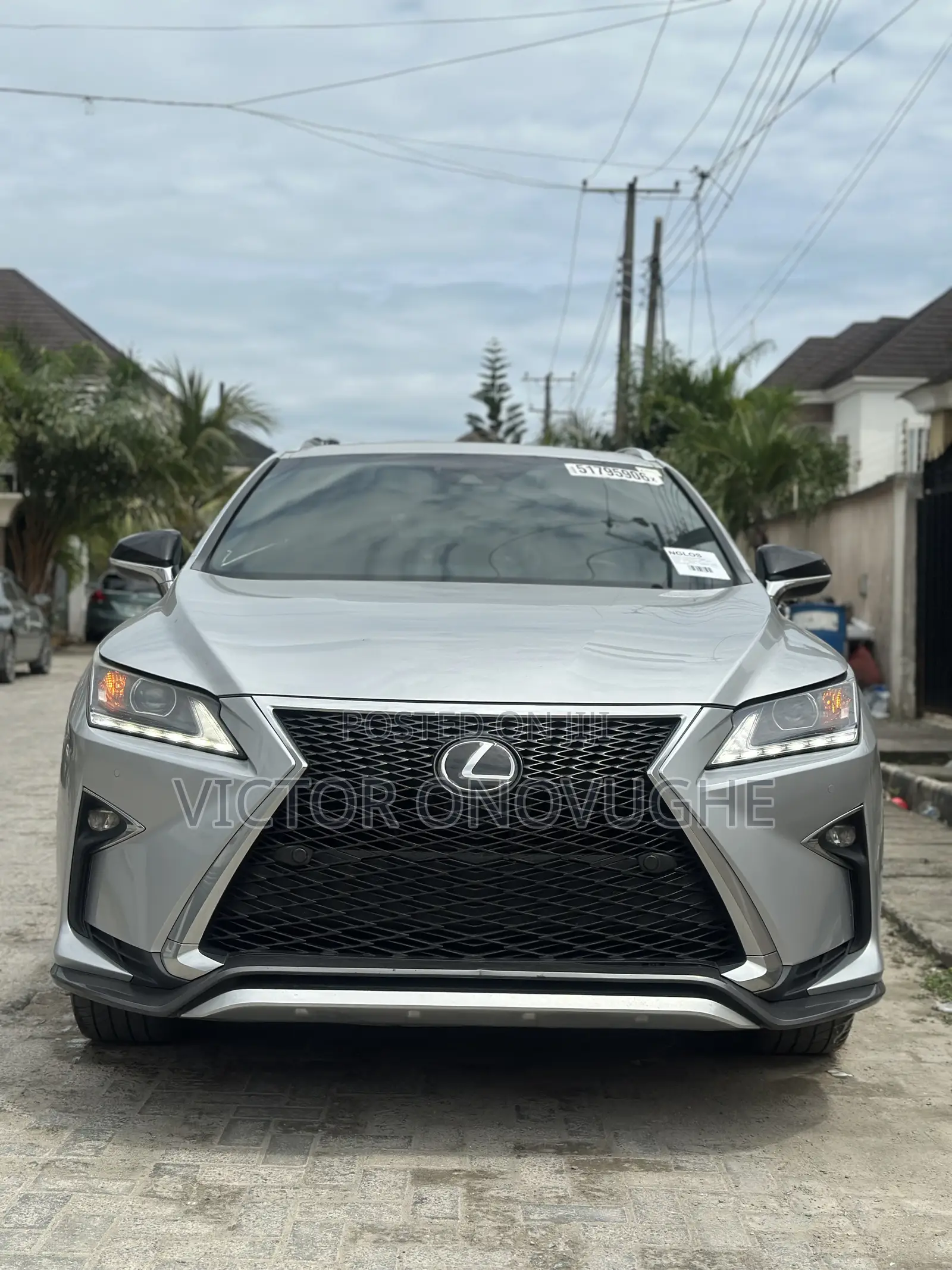 Lexus RX 350 F Sport AWD 2016 Silver