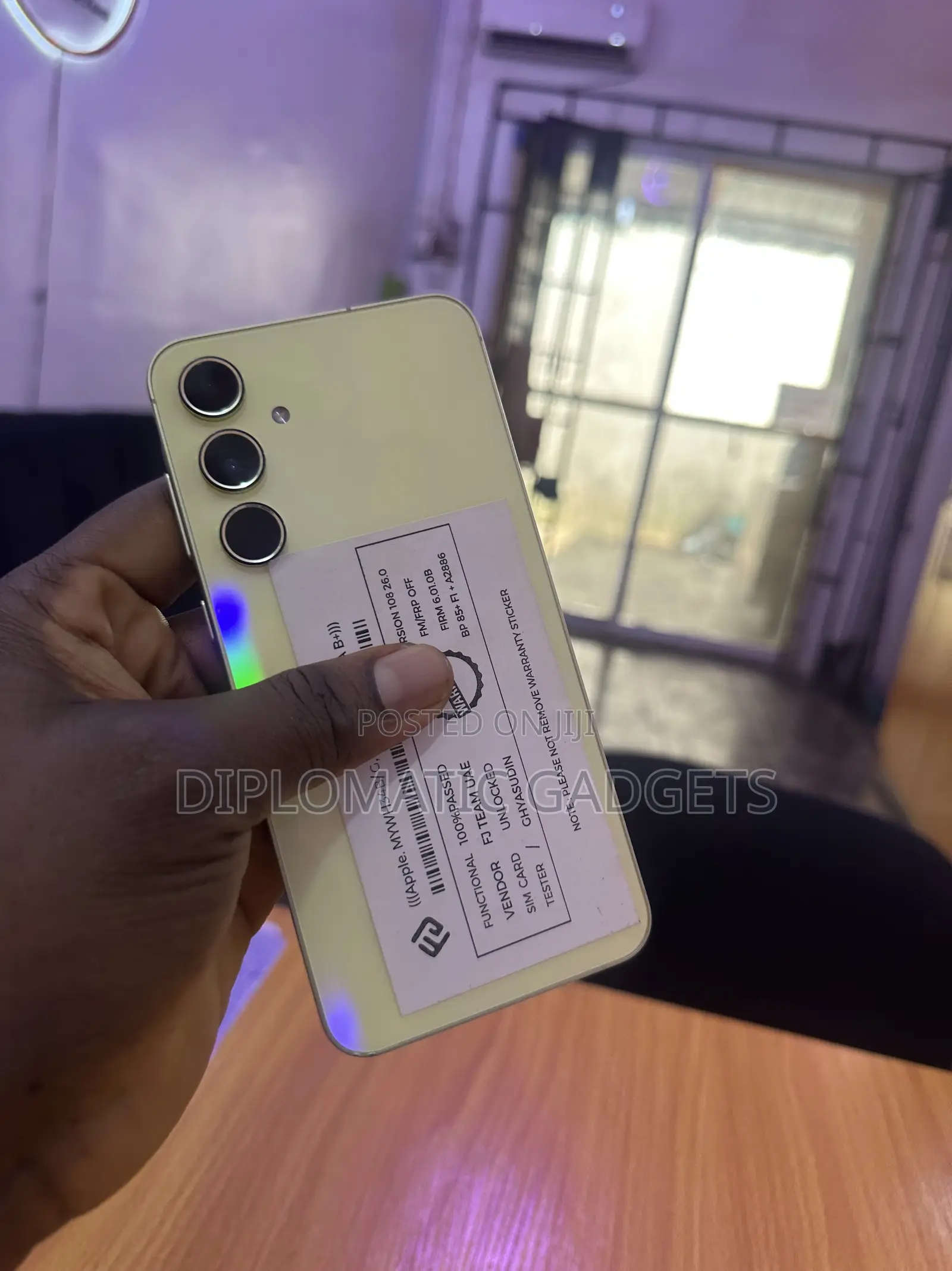 Samsung Galaxy A55 256 GB Yellow