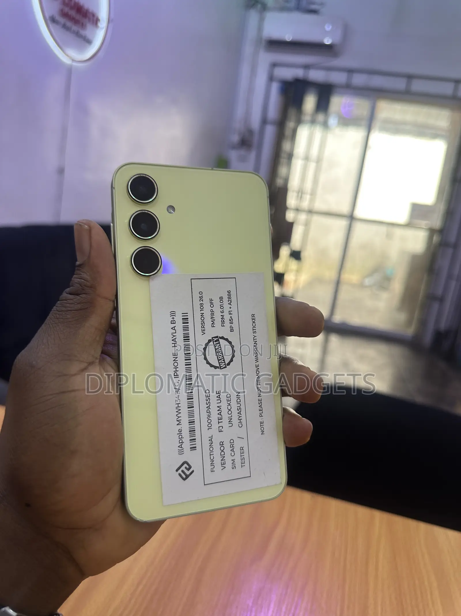 Samsung Galaxy A55 256 GB Yellow