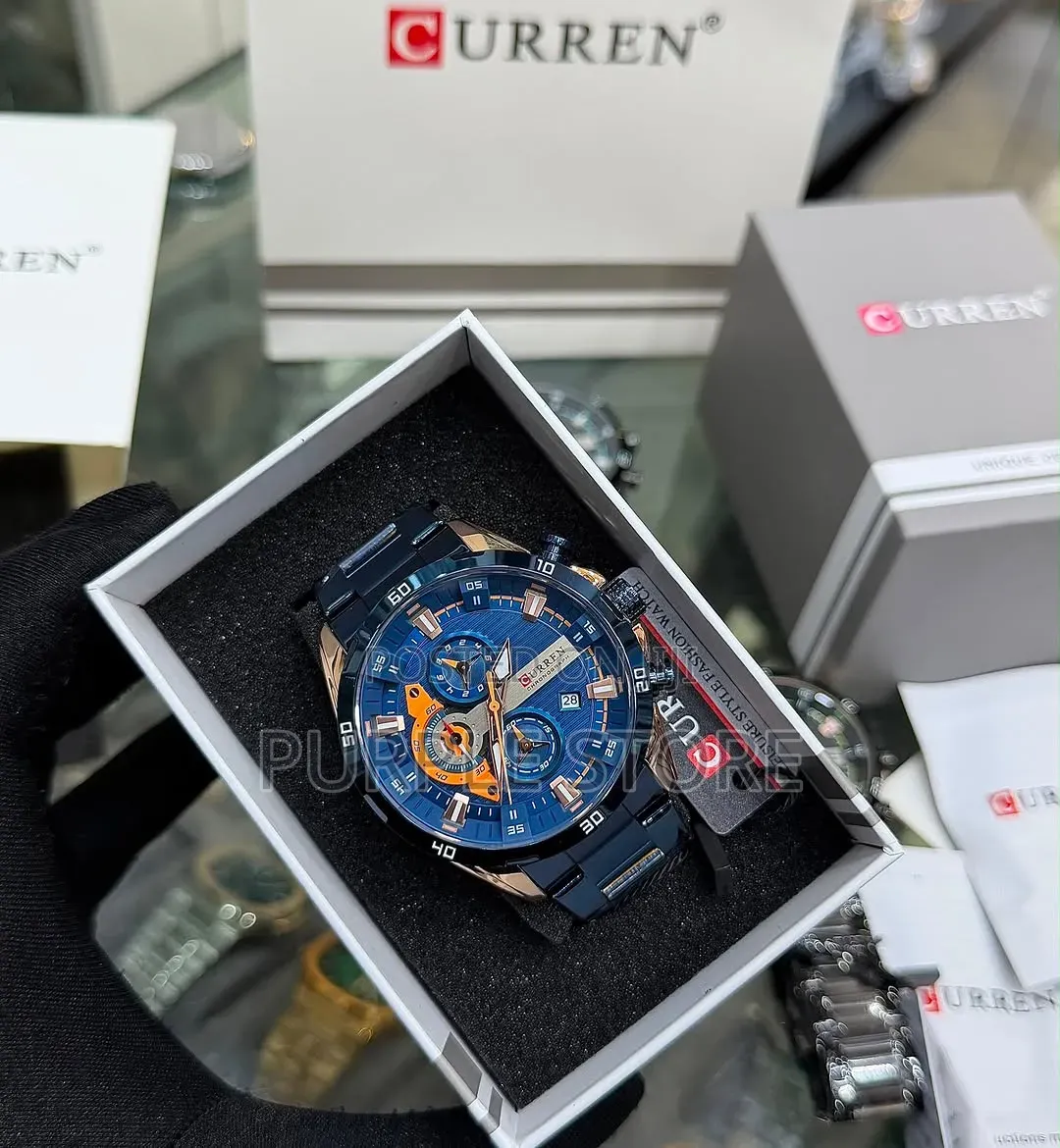 Curren Luxury Chronograph Steel Watch