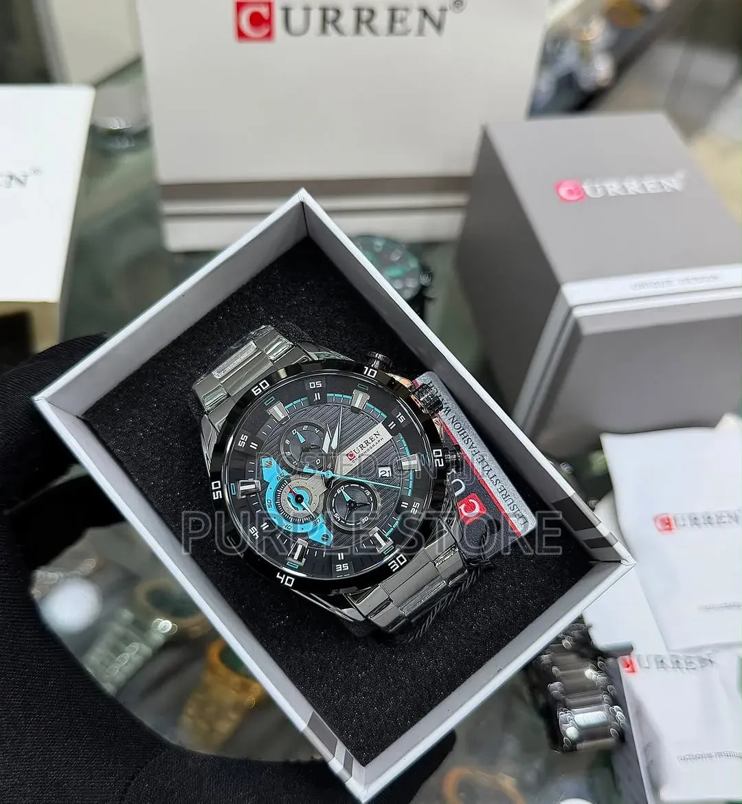 Curren Luxury Chronograph Steel Watch